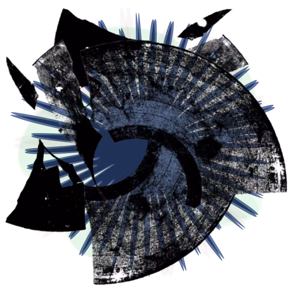 vinyl mandala #1