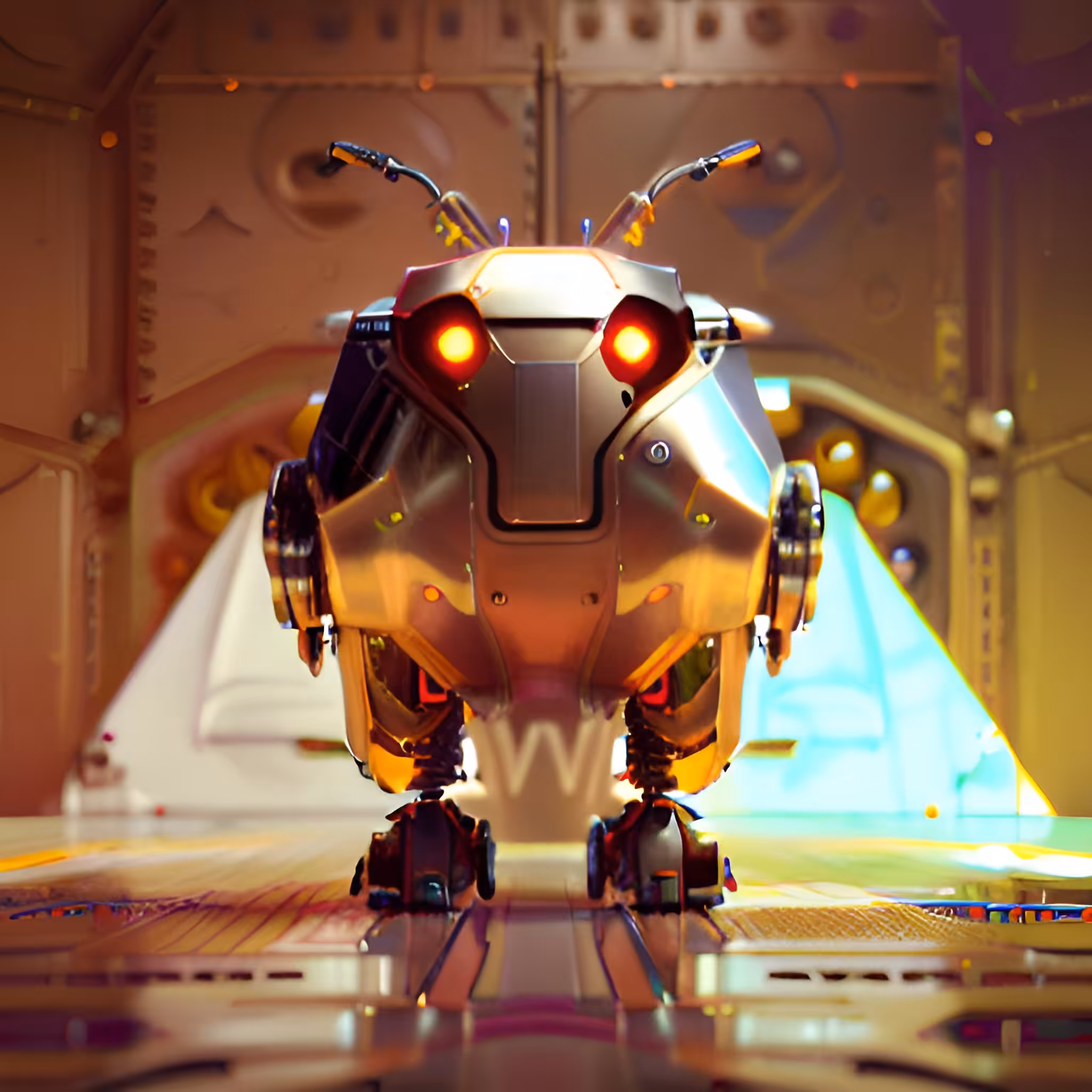 Golden Robotic Apples #40