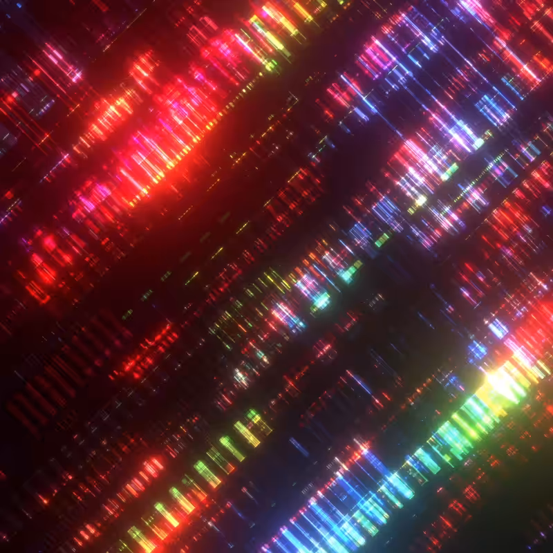 Generative Diagonal Dash Glow Pattern VII