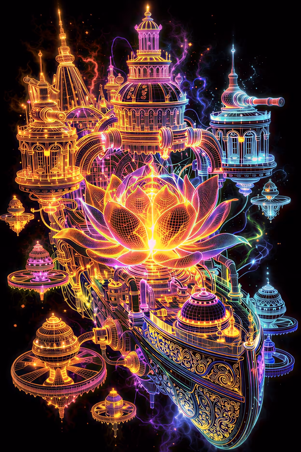 Flor do Lótus — Cybernetic Temple: Flor do Lótus XXII — Chapter II: The Steam Citadel