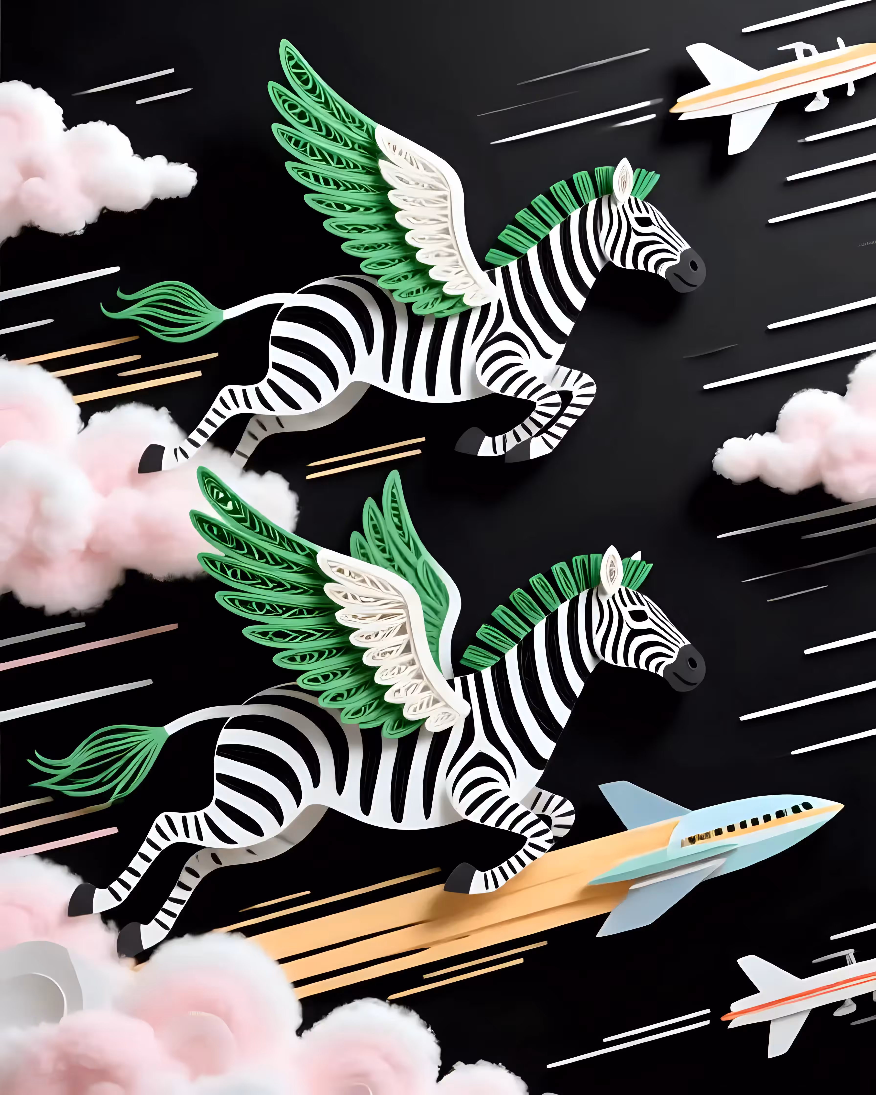 The zipping zebra 