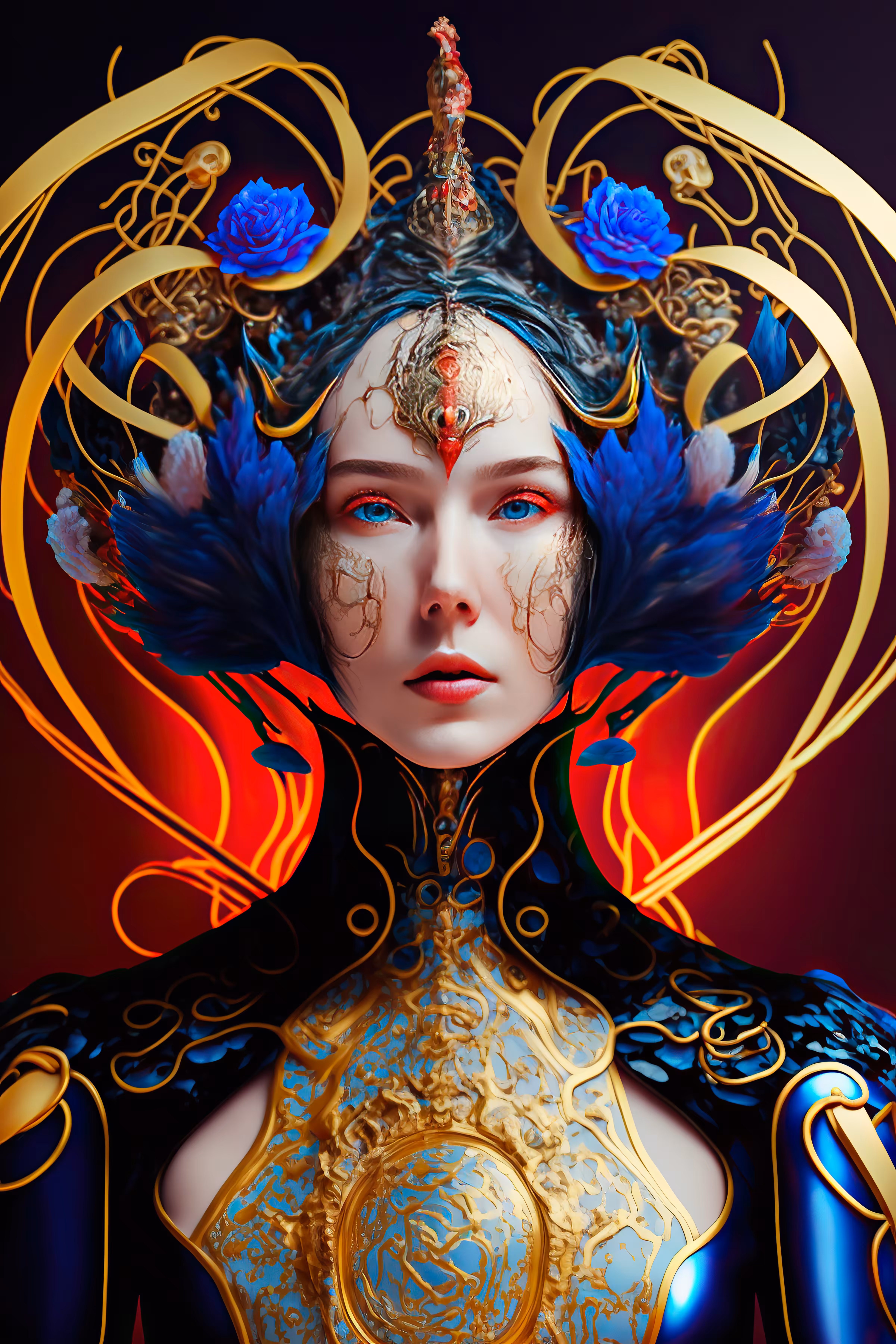 blue + gold #5