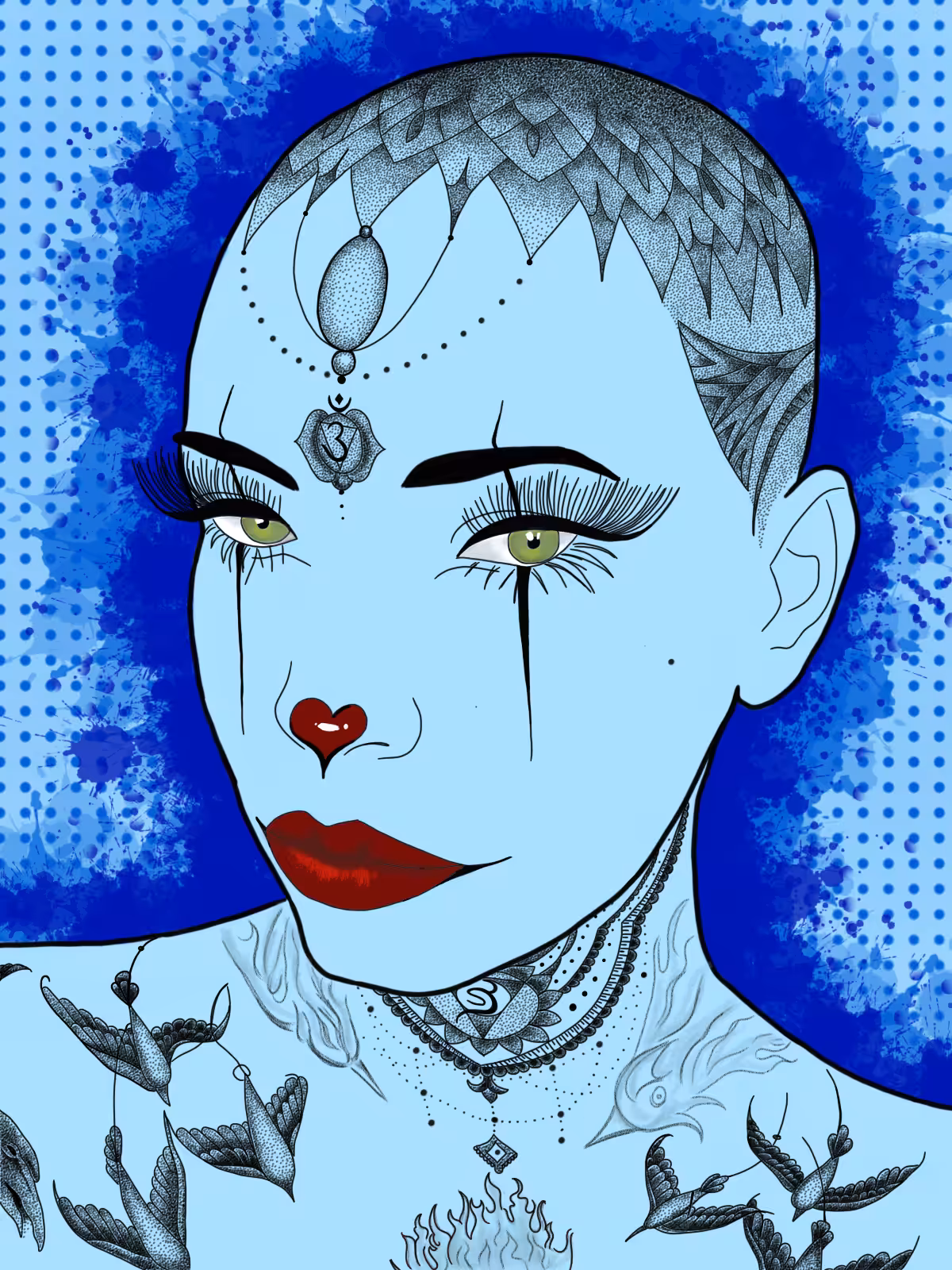 Blue Sky Clown