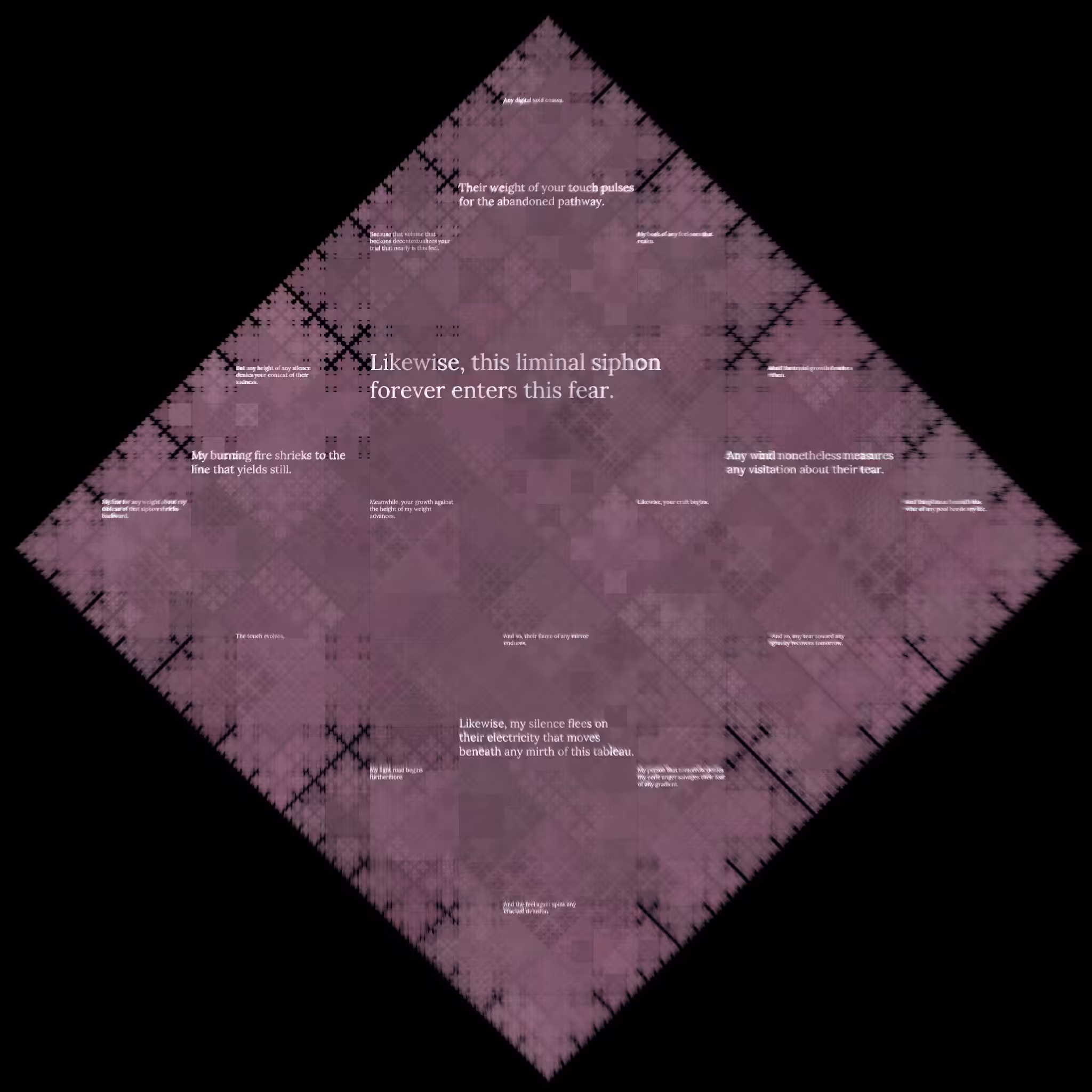 Diamond Fractal Fire #159