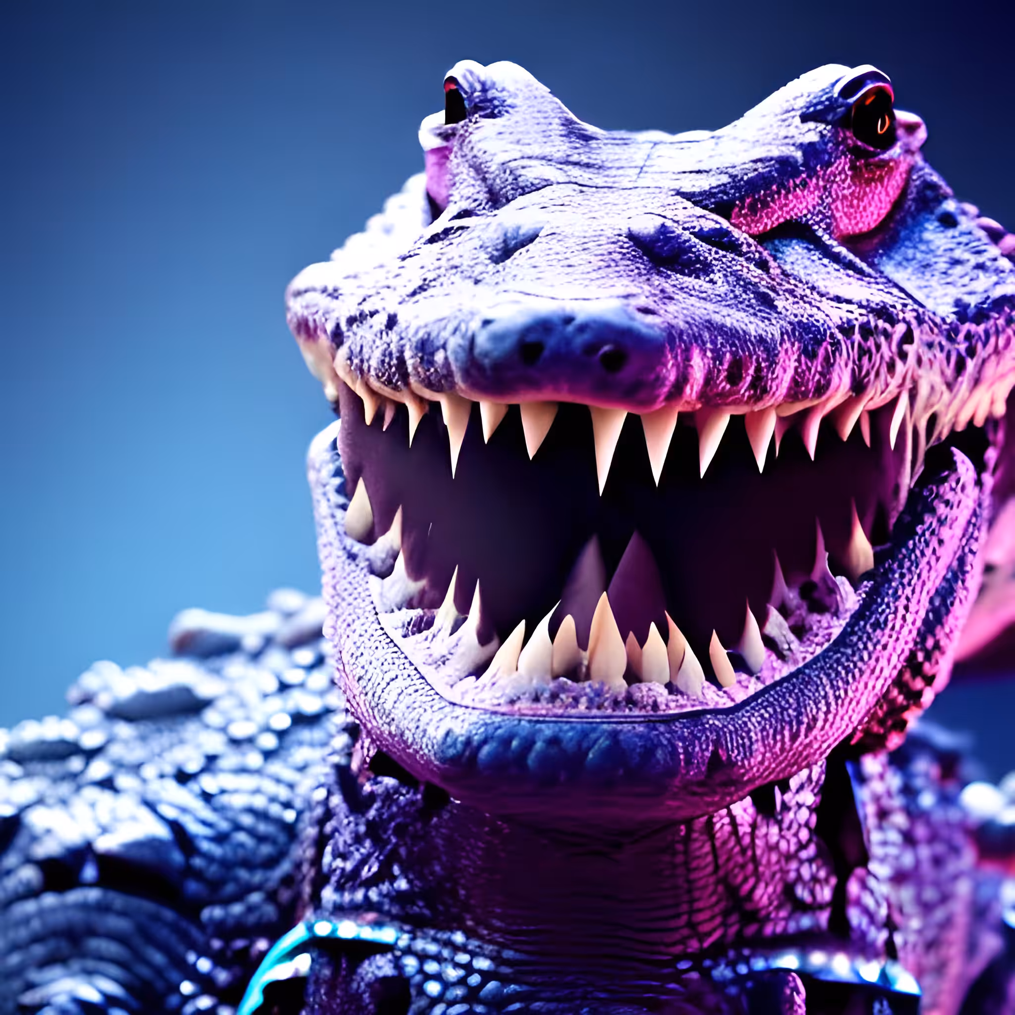 Neon Art: Croc 