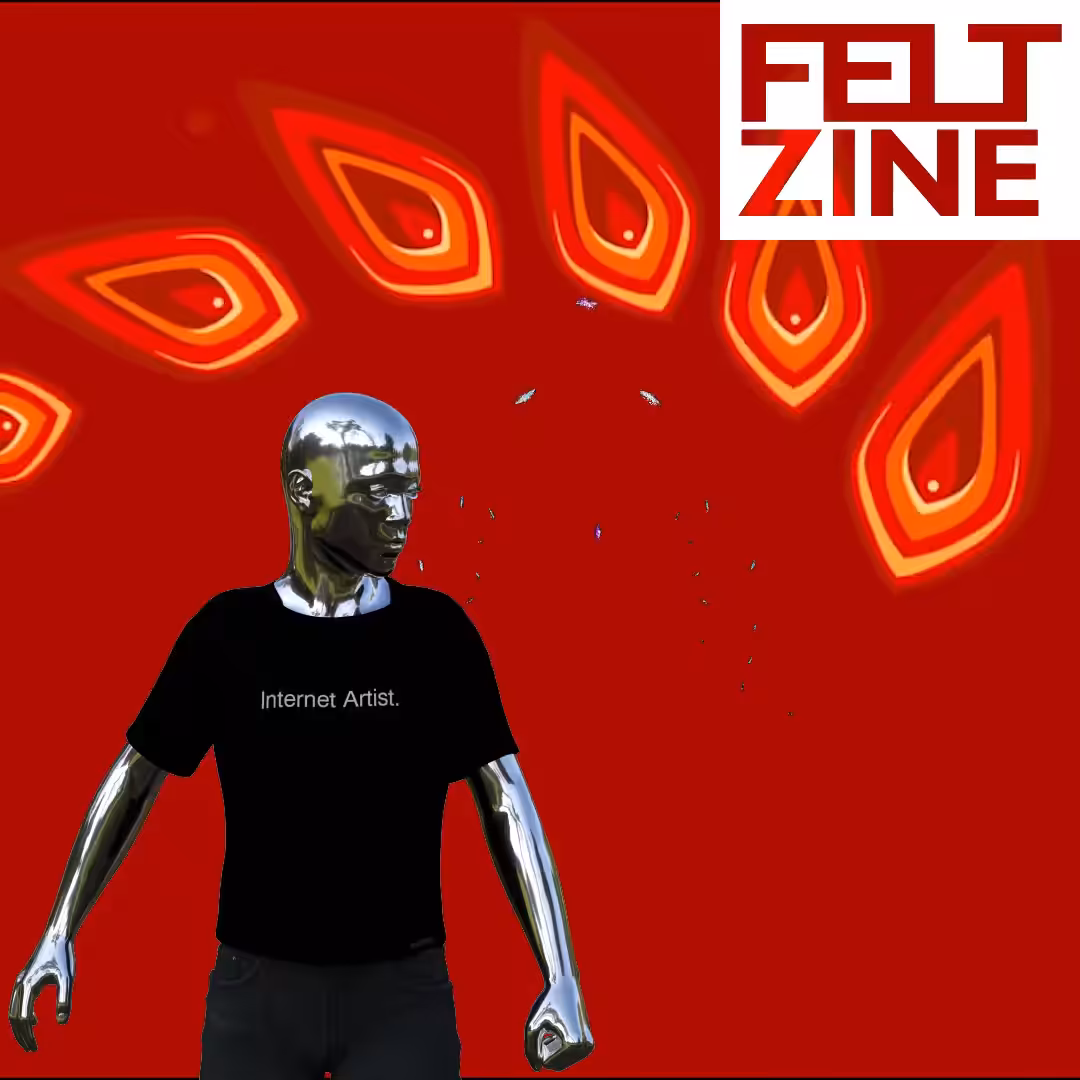 Canvas by Felt Zine: Canvas #272: upgrade. — internet artist. — lungs. — white box logo. — dreamscape