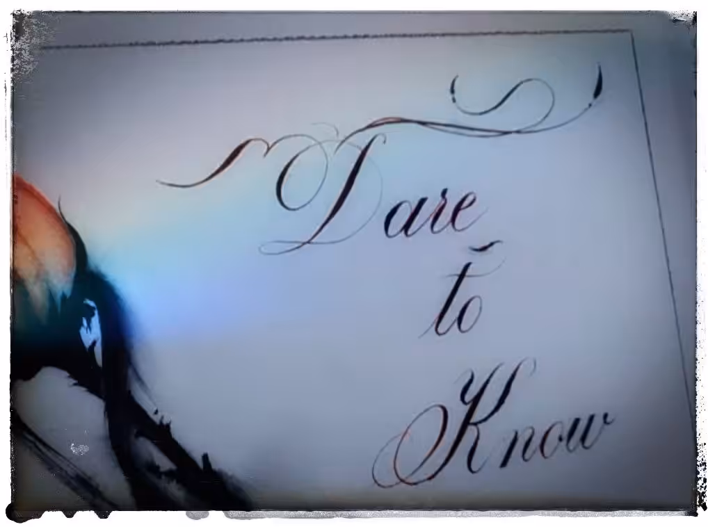 Dare to Know 