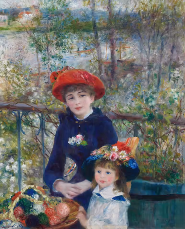 Women in Art Animated No. 15 - Pierre-Auguste Renoir, Two Sisters