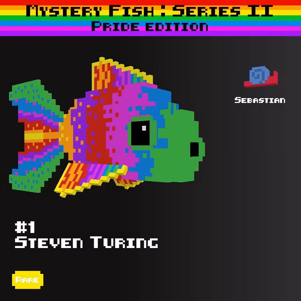 Steven Turing :: Mystery Fish : Pride Edition #1