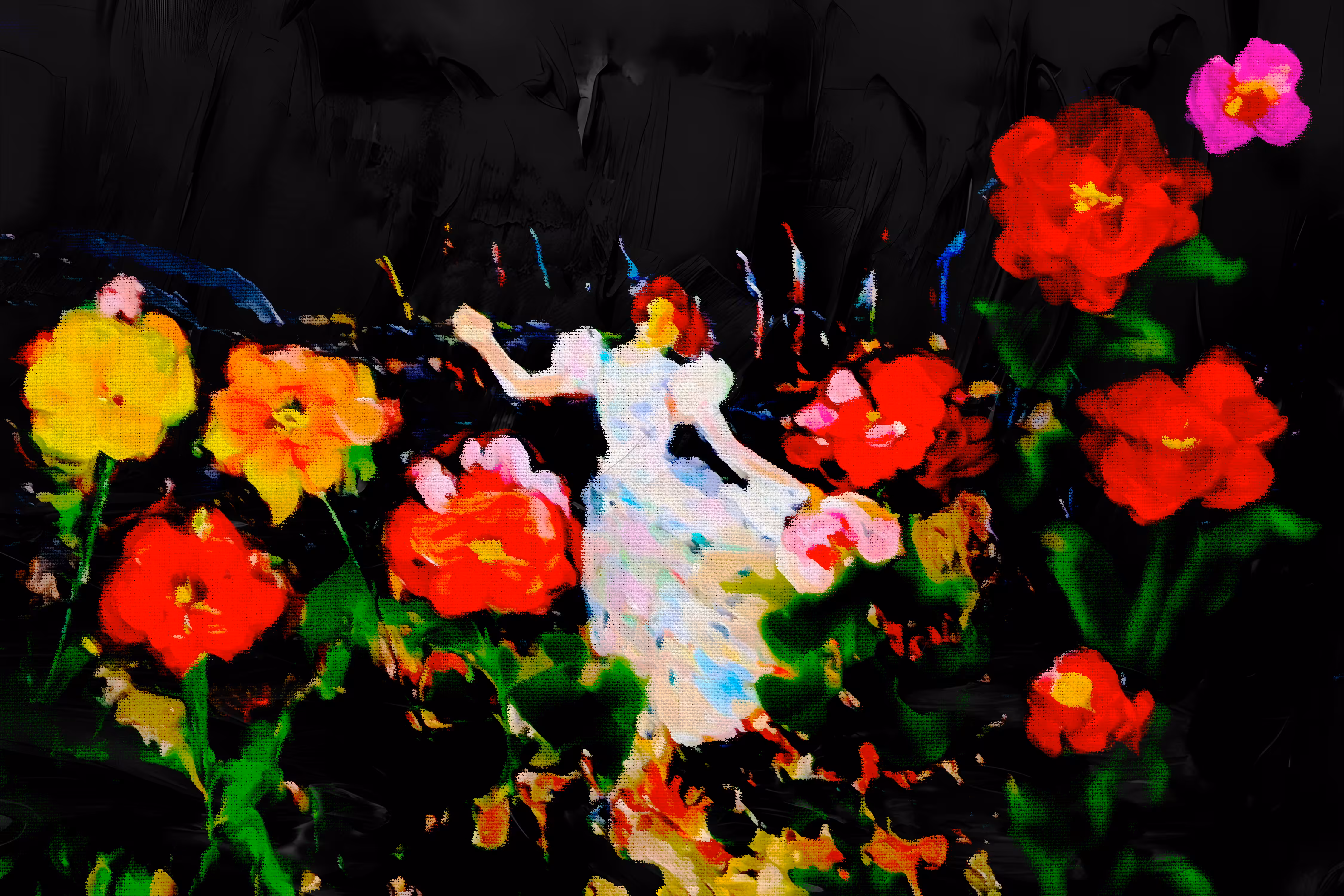 Flesh Between the Flowers