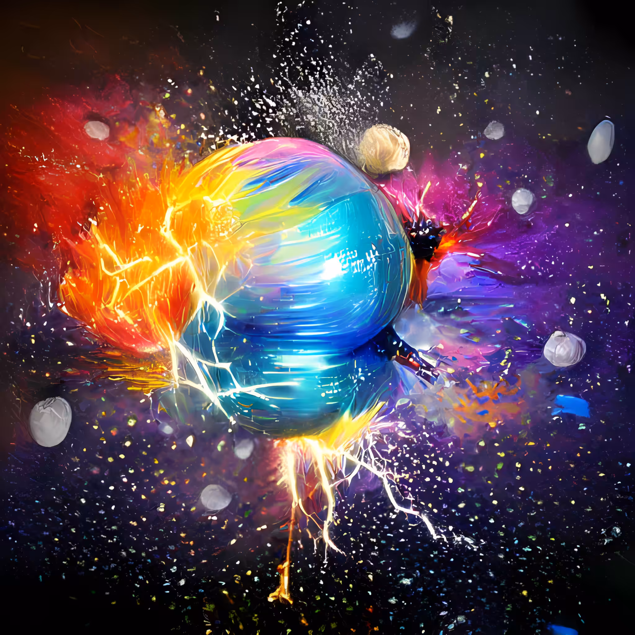 Electrifying sphere #6