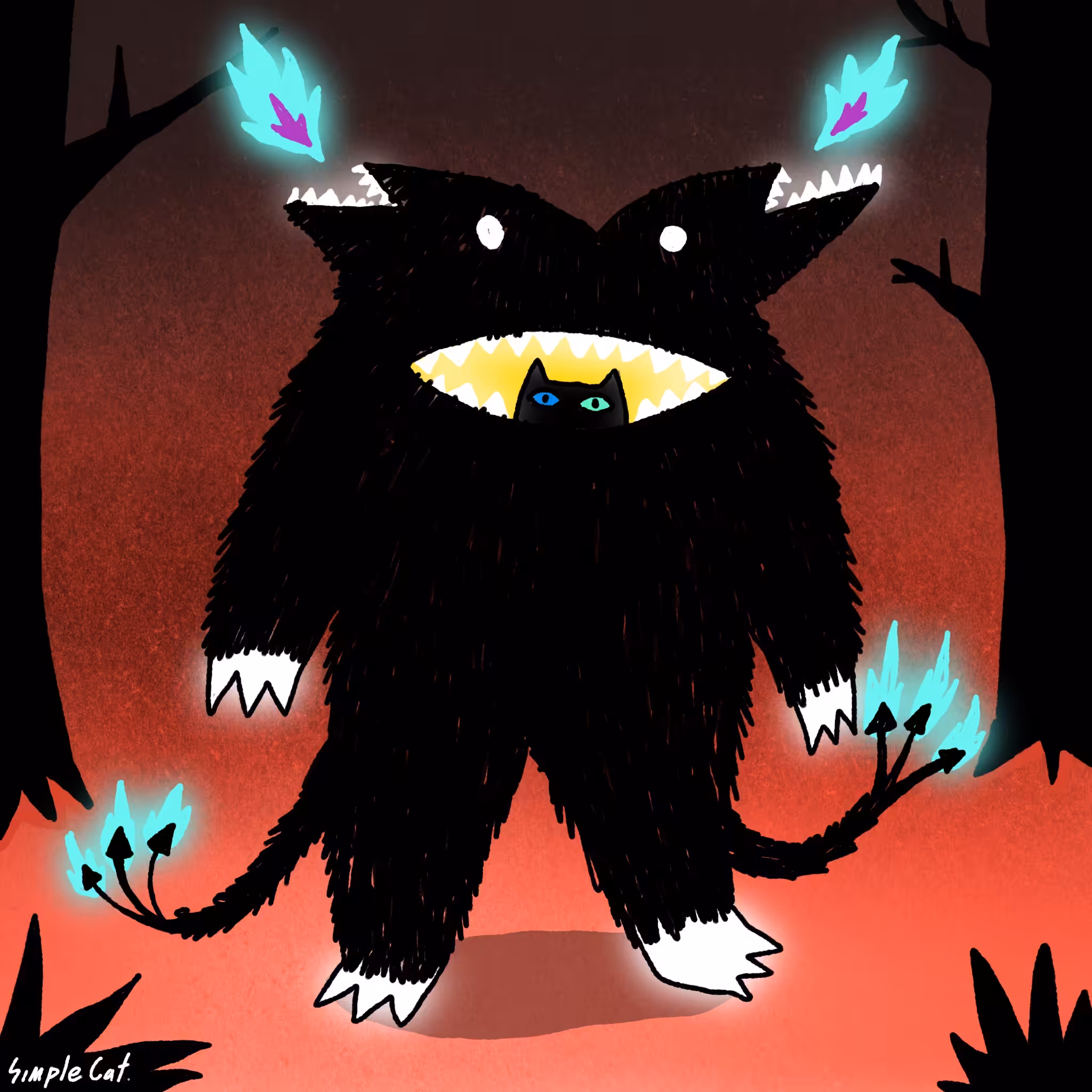 No.31Two Head Demon and Two eyes kitten