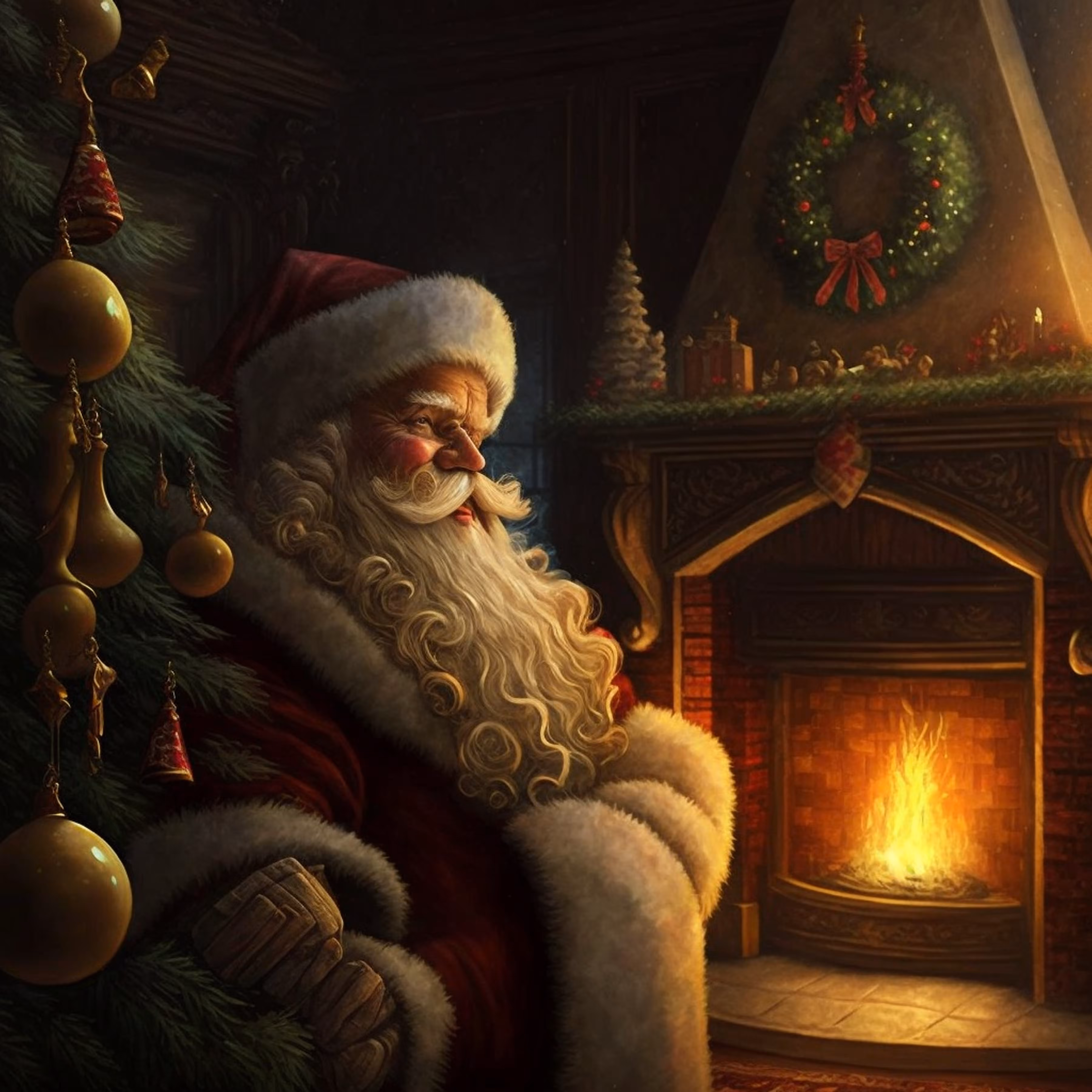 1/1 Santa NFT by Sollog No. 2