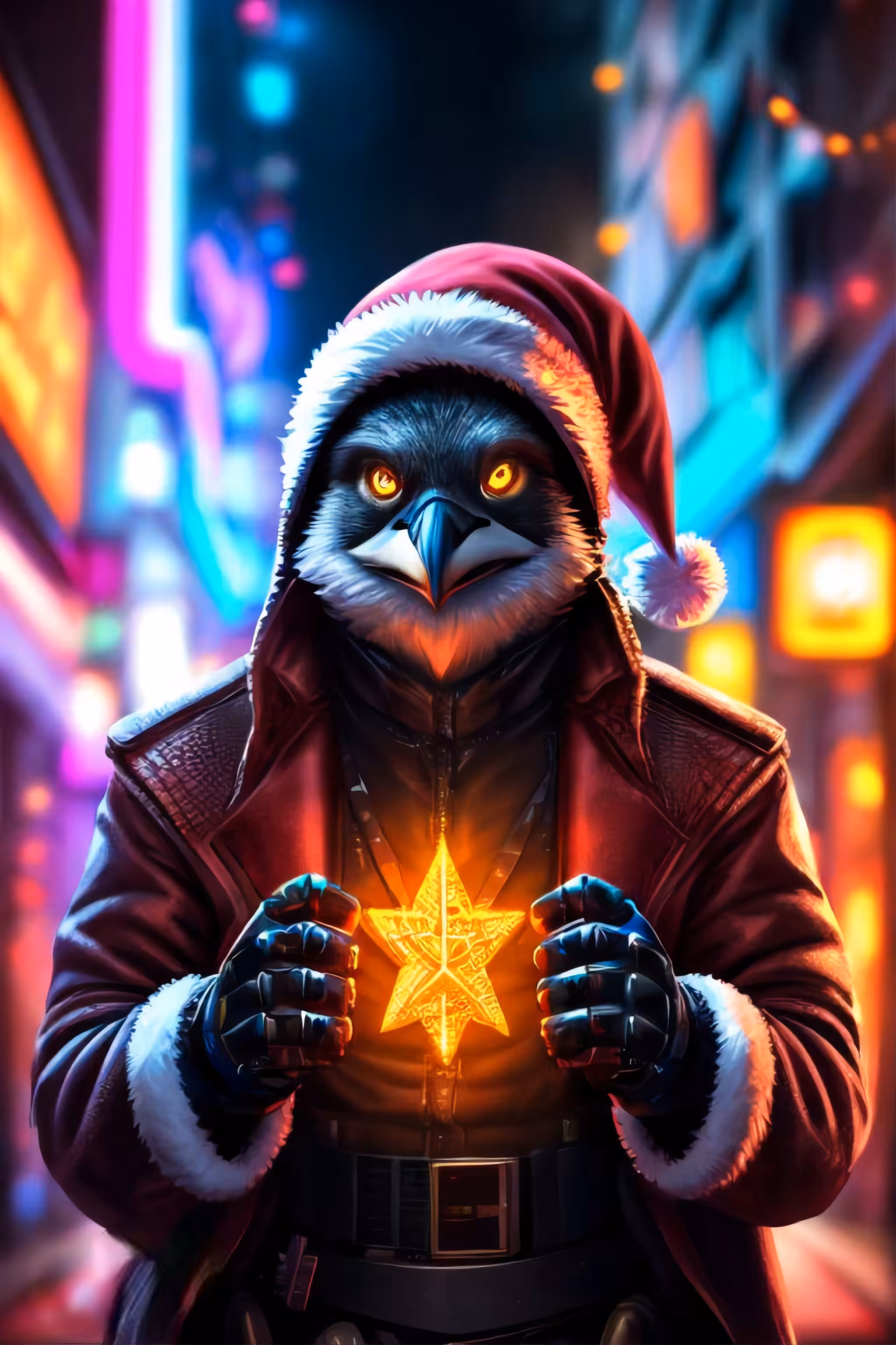 Cyber Eagle Santa