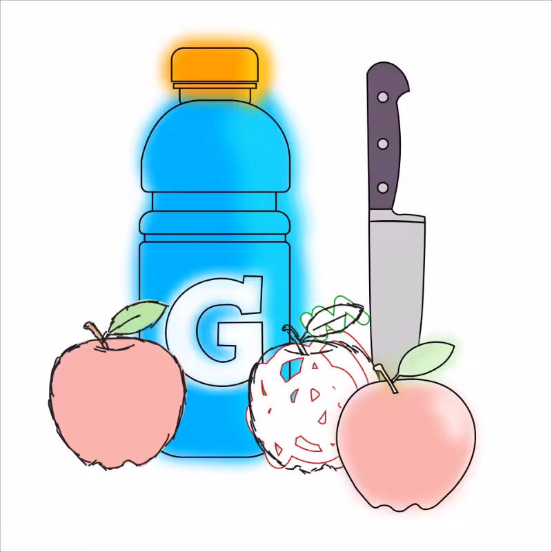 gatorade and apples #172