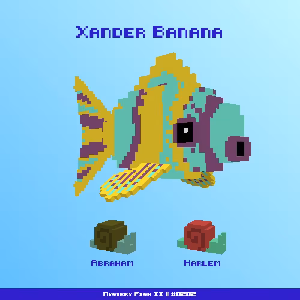 Xander Banana :: Mystery Fish 0202/1000