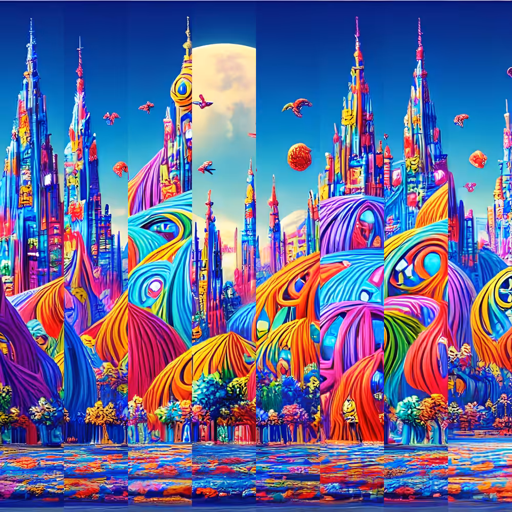 AI Psychedelic Candy #6