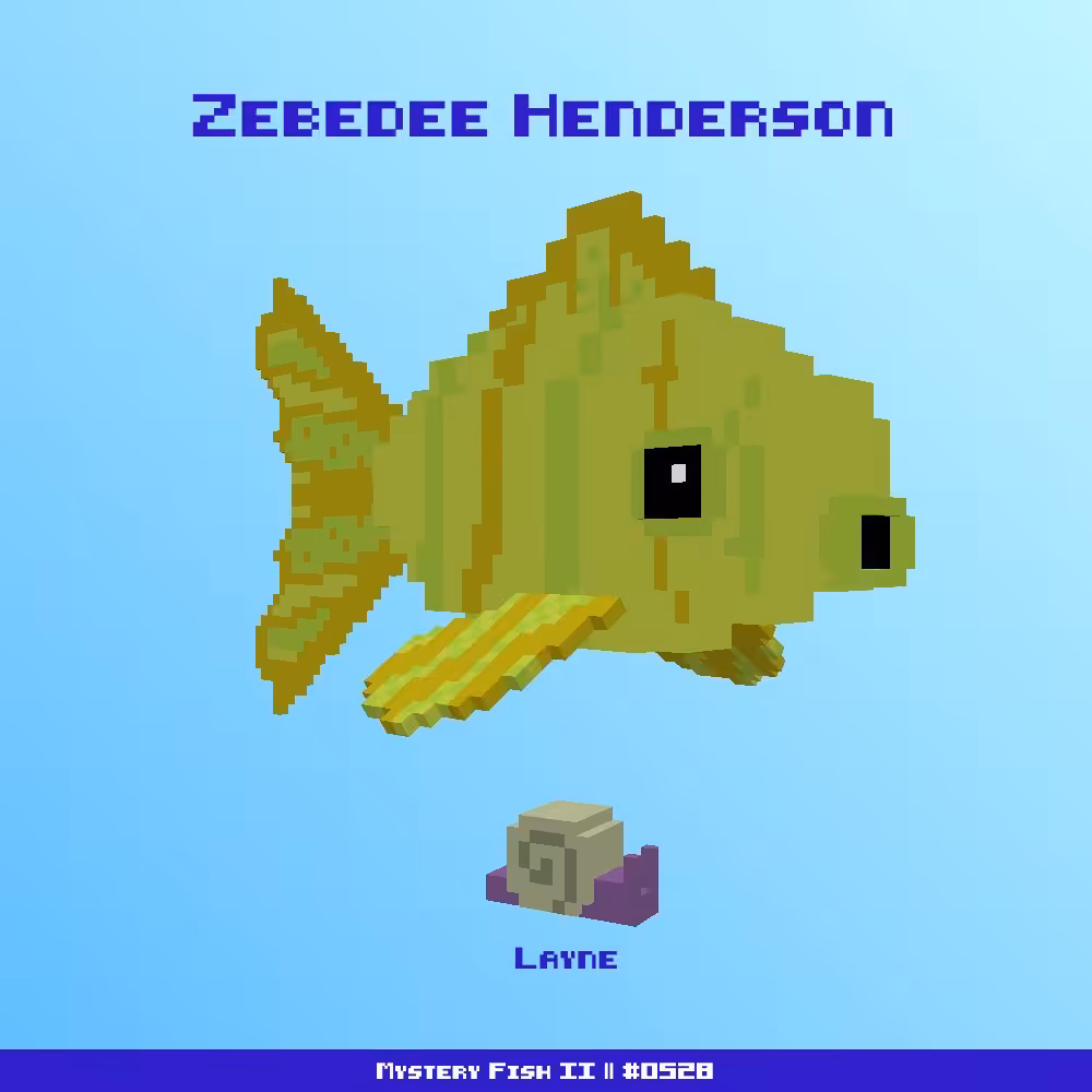 Zebedee Henderson :: Mystery Fish 0528/1000 