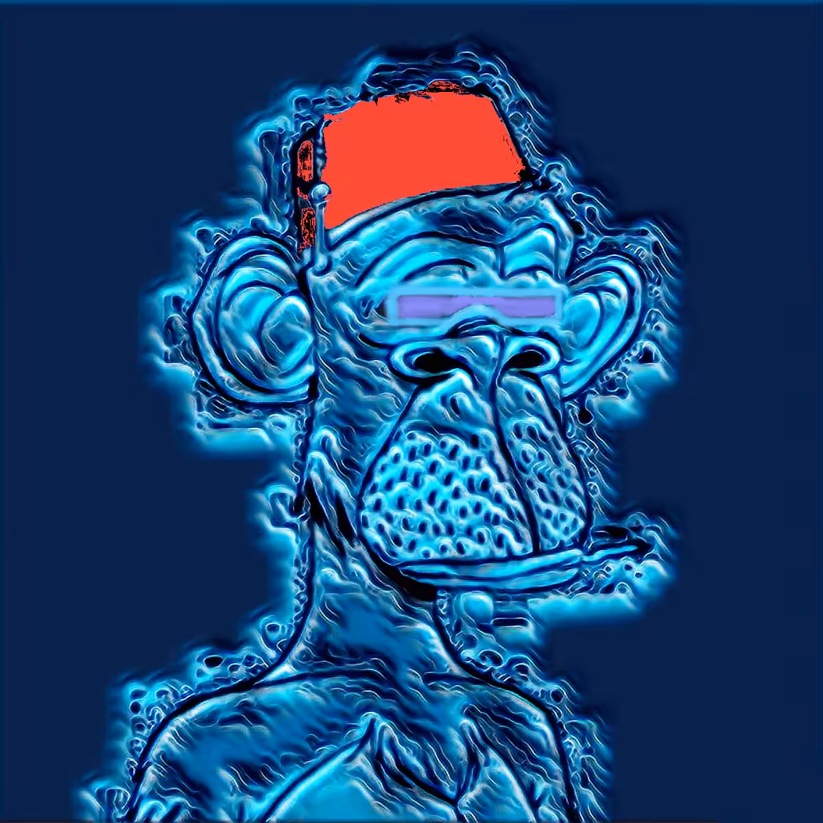 #024 Blue Bored Ape