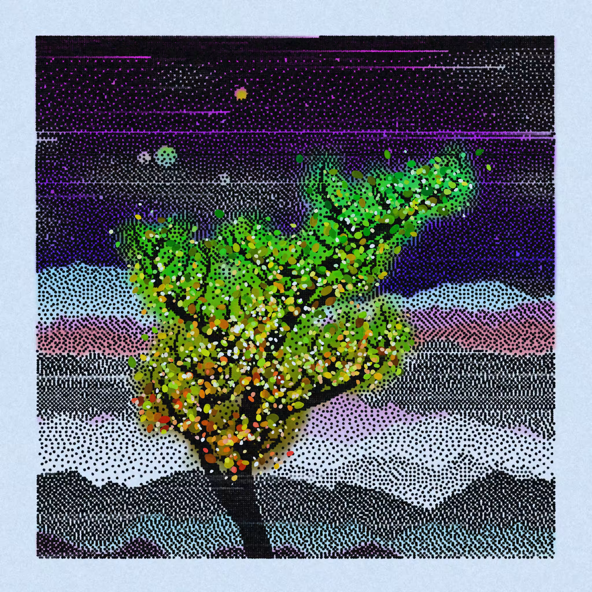 Dithered Branches #141