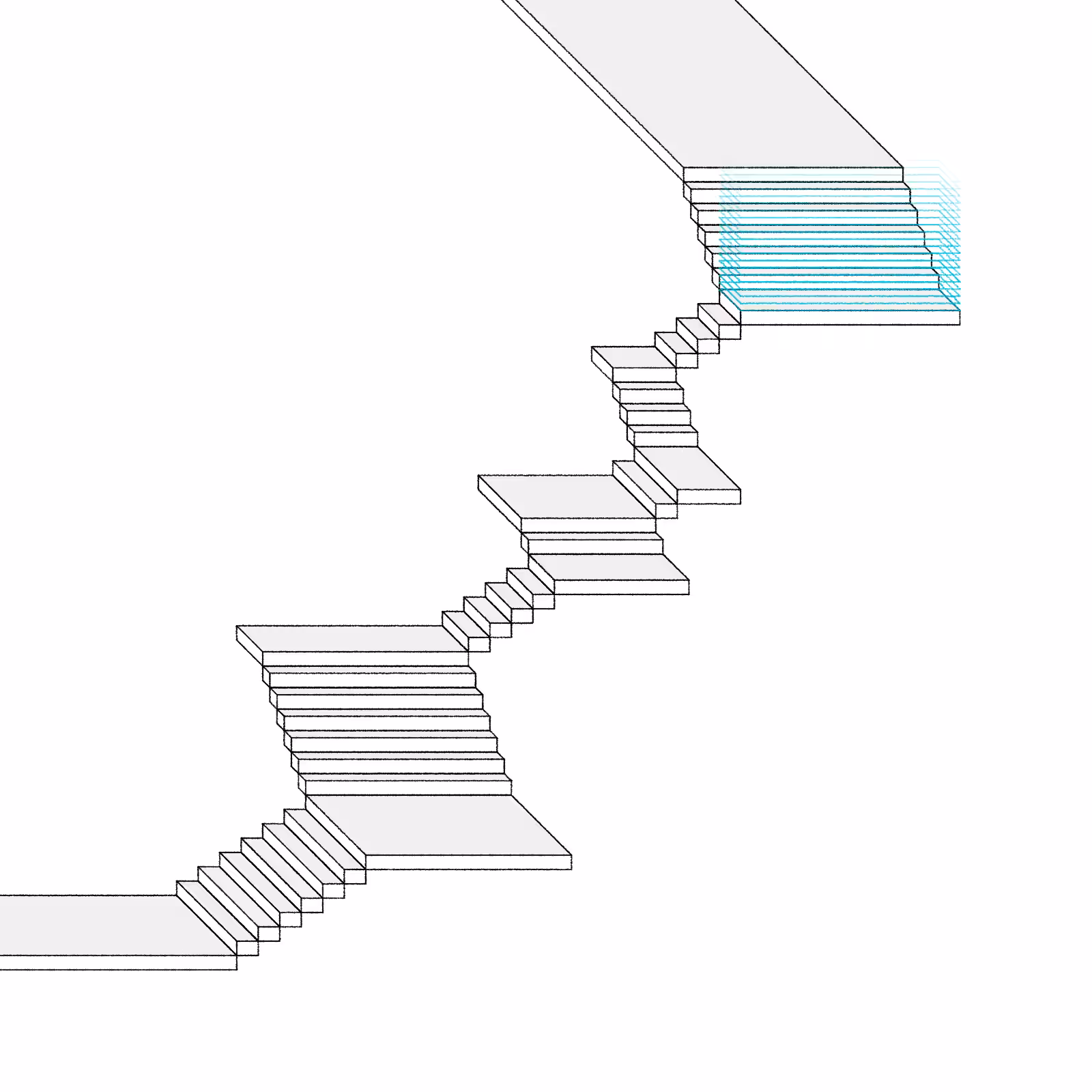 Stairs in a room #16