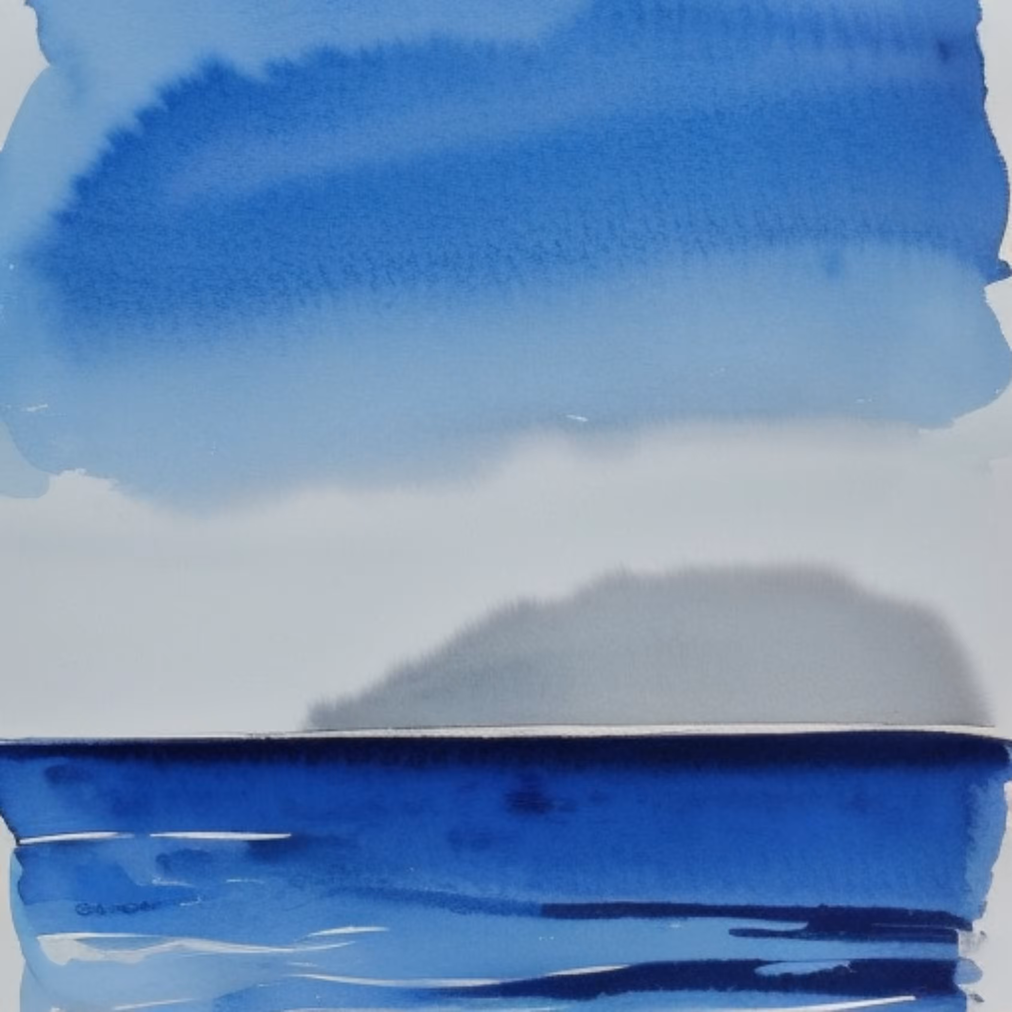Clouds and the sea