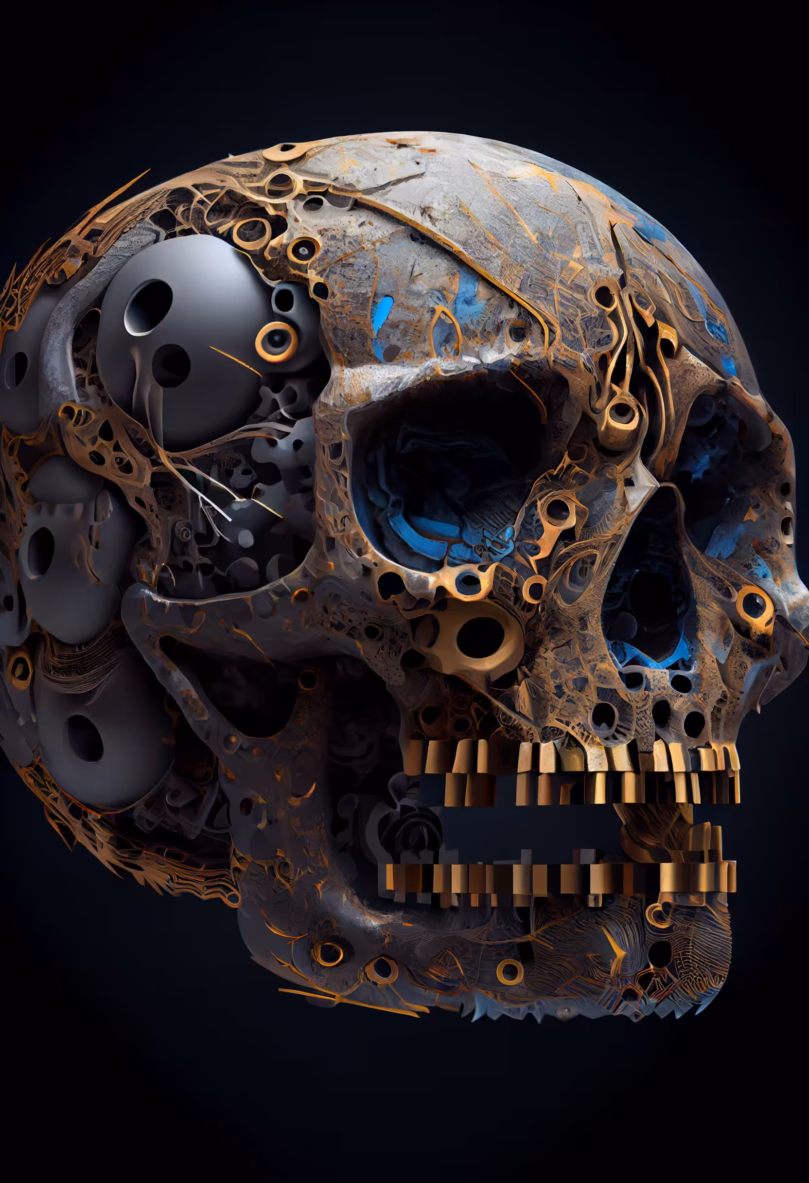 Robot skull