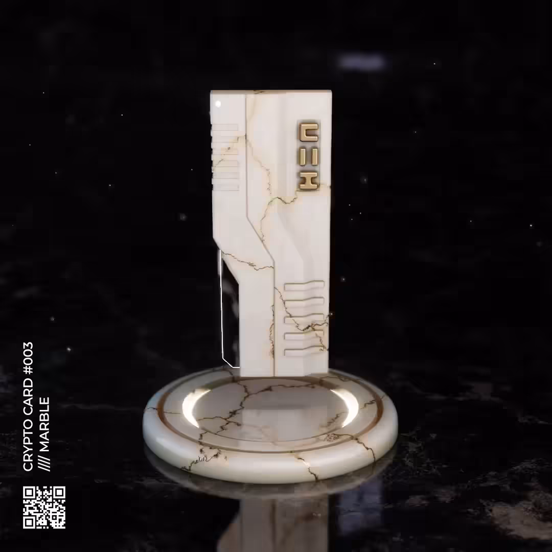 CRYPTO CARD #003 MARBLE