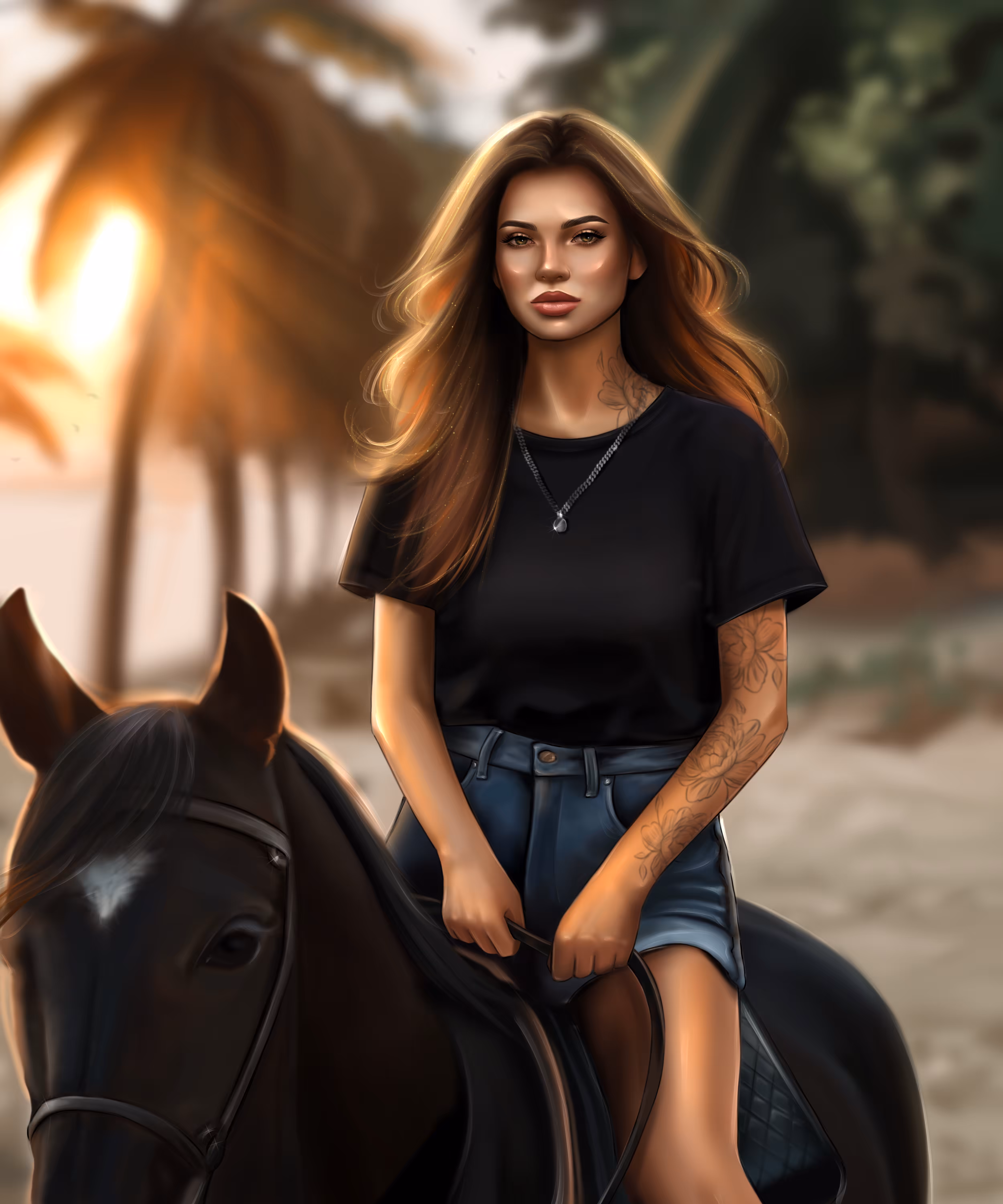 Horse riding 