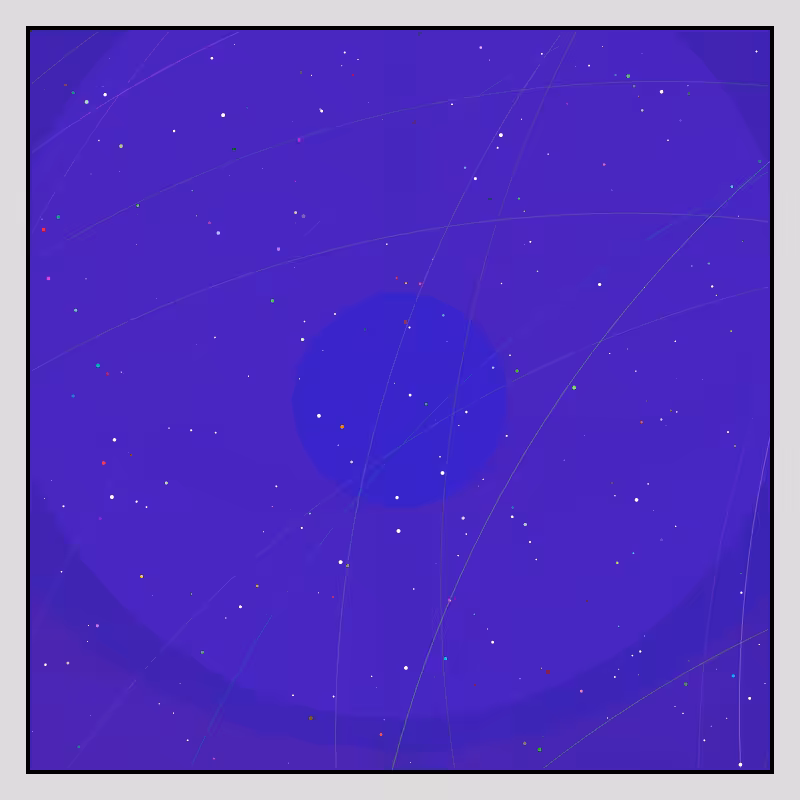 Color Field Starry B #195