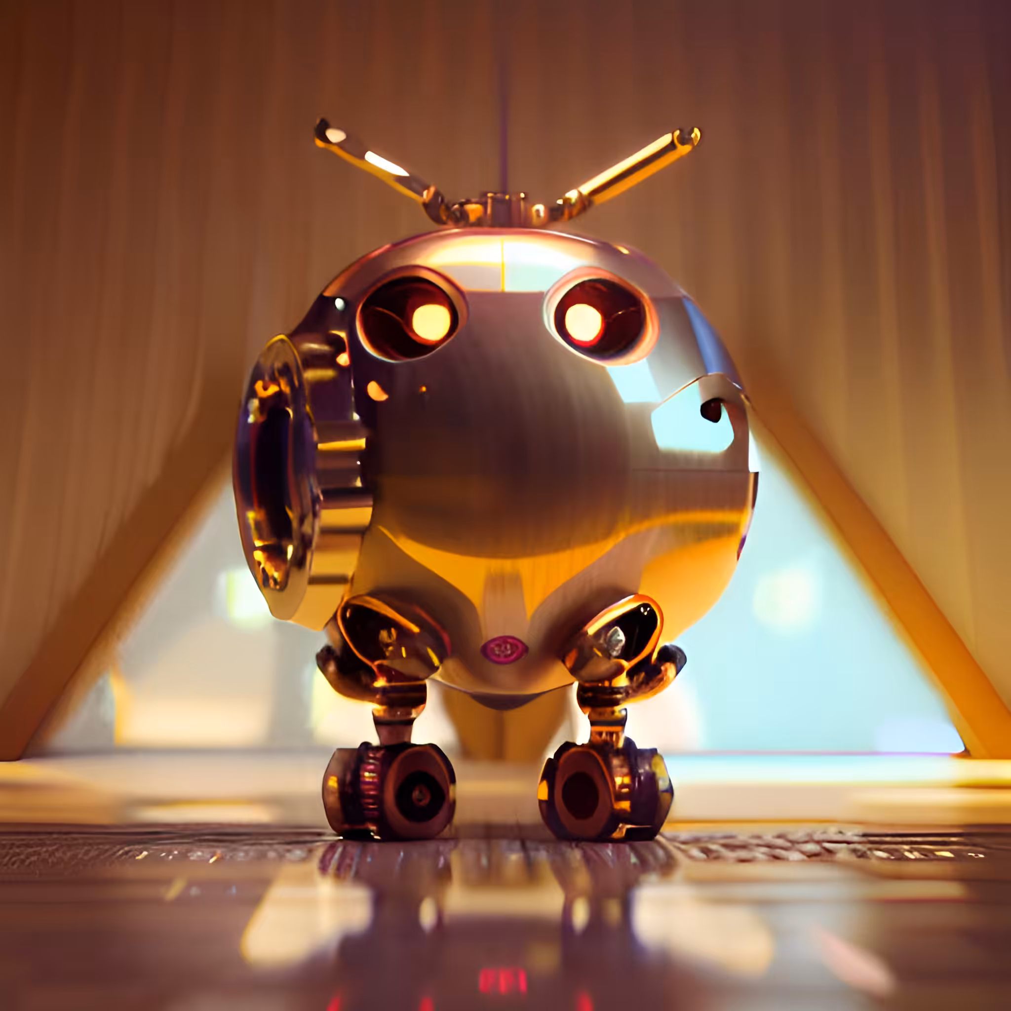 Golden Robotic Apples #20