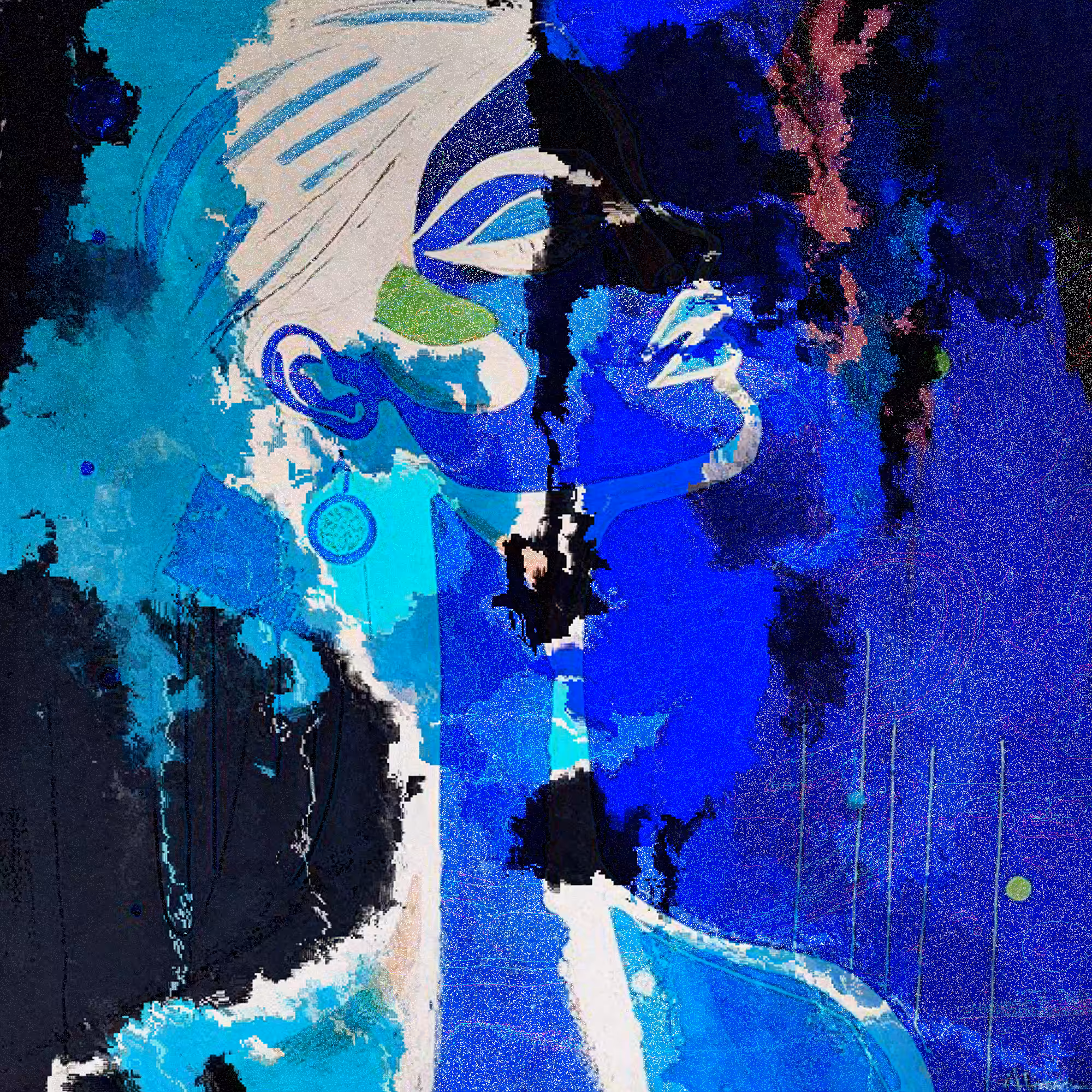 Woman - Blue Atmosphere 