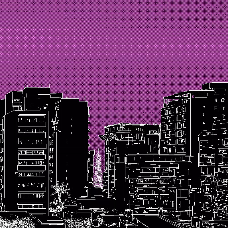 Observing the city through #20