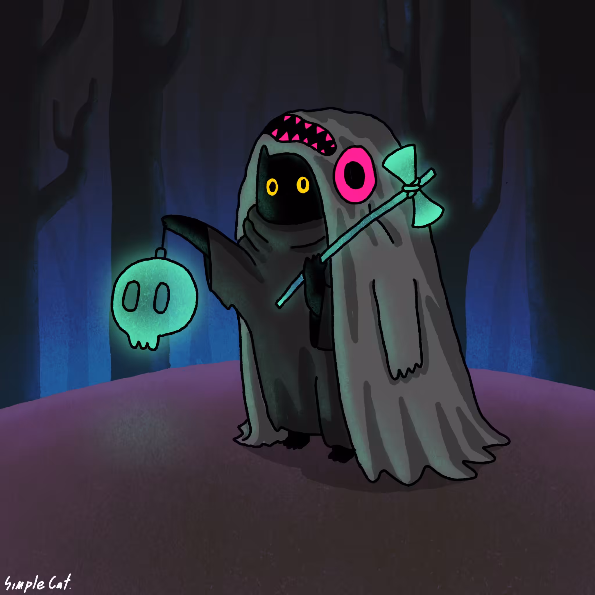#5 monster shaman cat