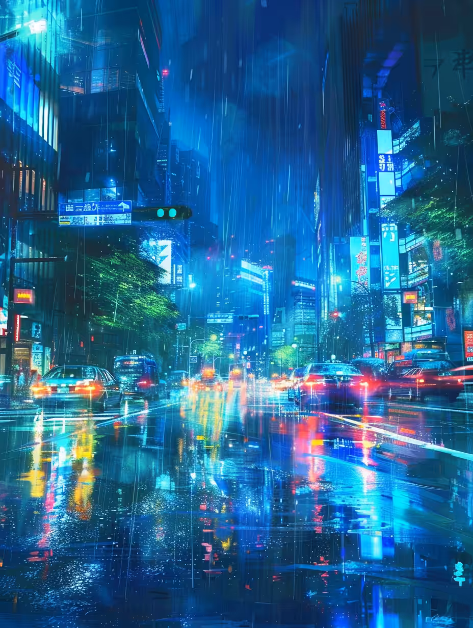 Rainy night