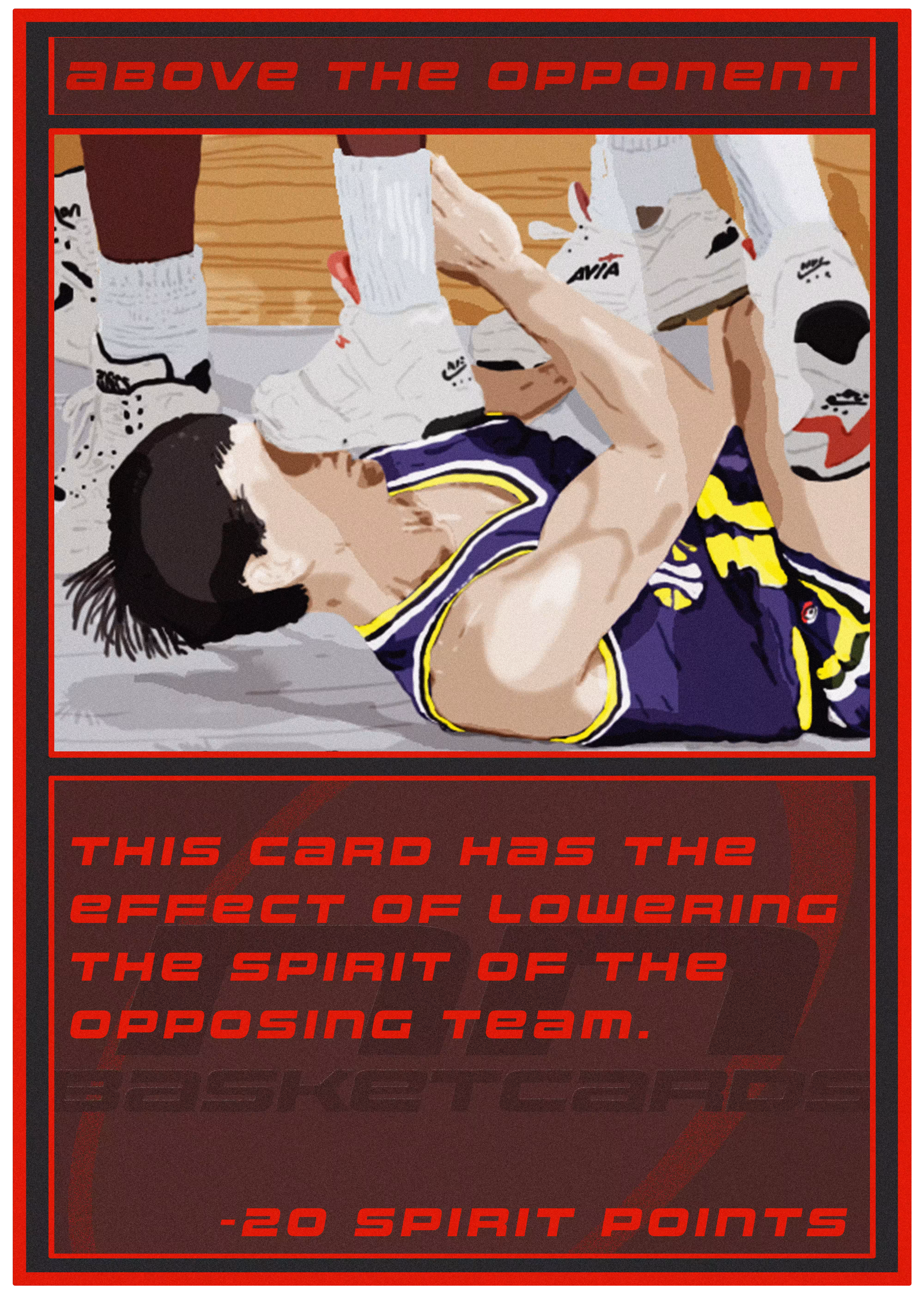 ABOVE THE OPPONENT