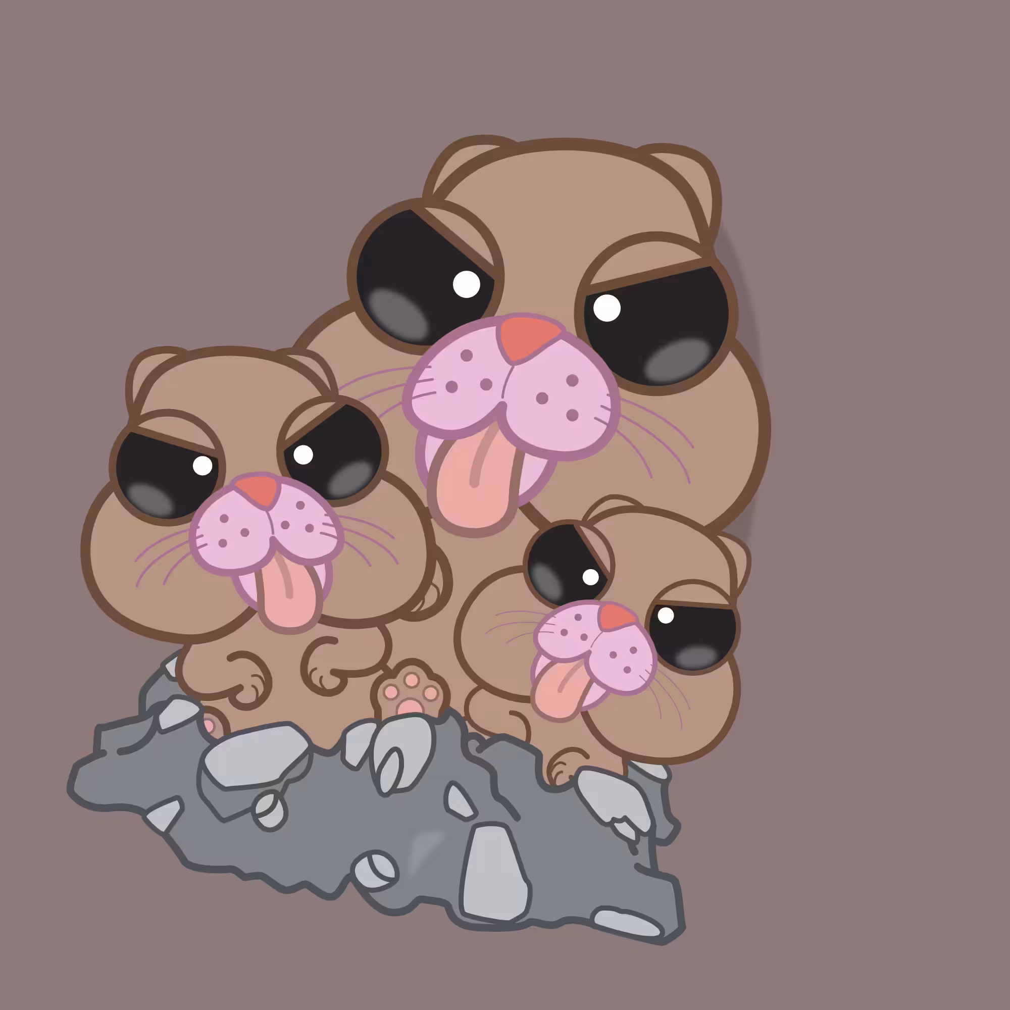 P051 --- Laying Derp Cattrio ---