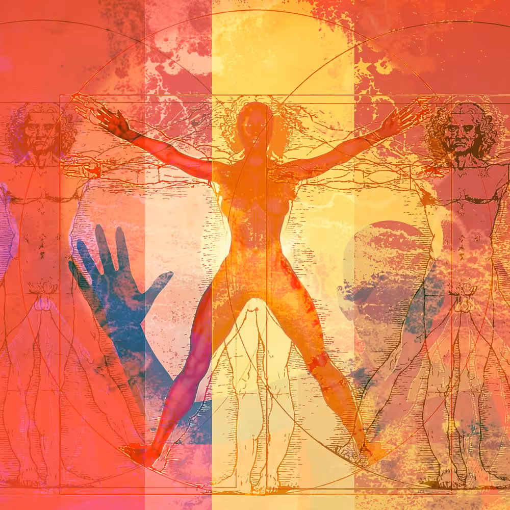 Vitruvian Woman