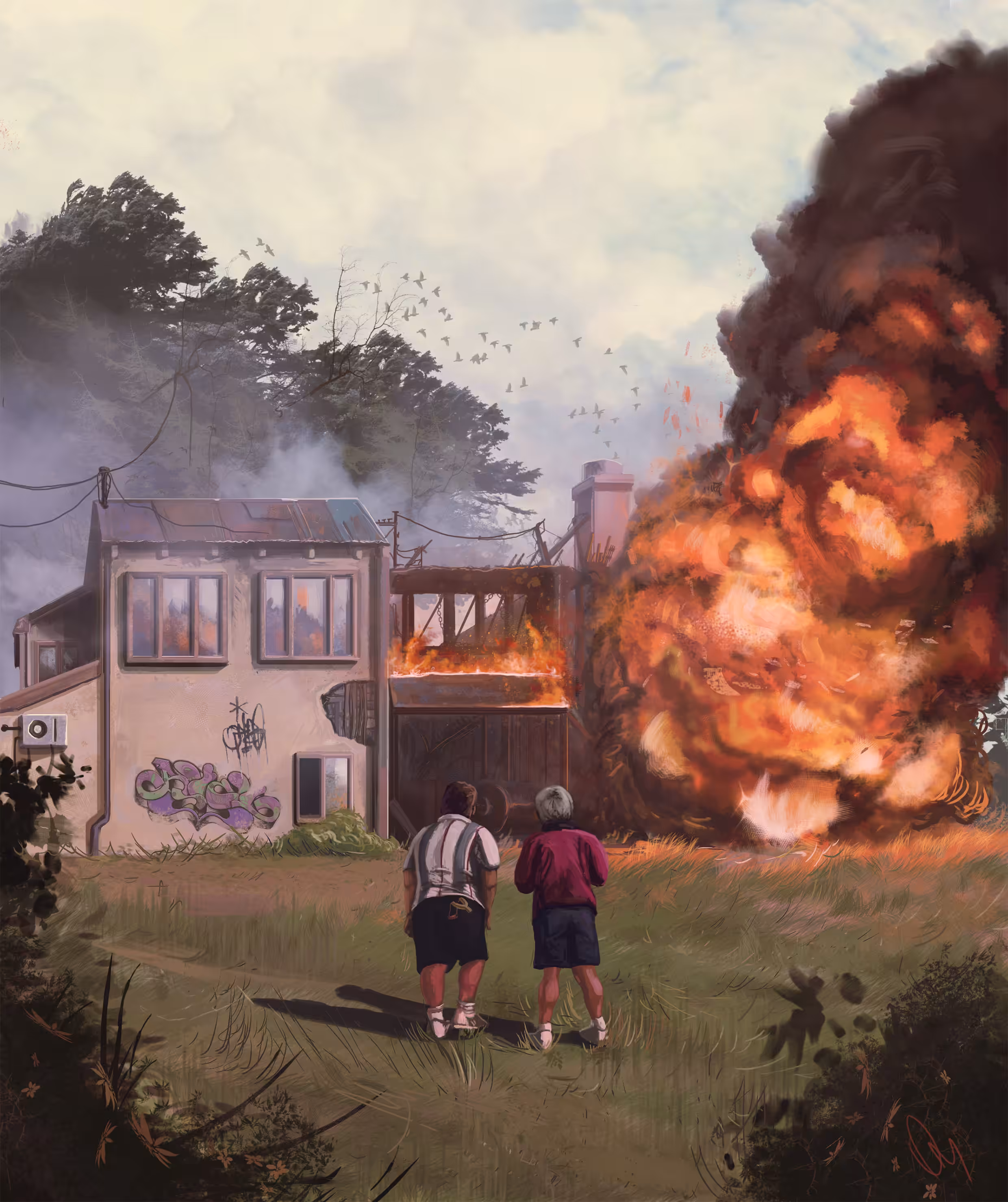 Incendio en el Barrio