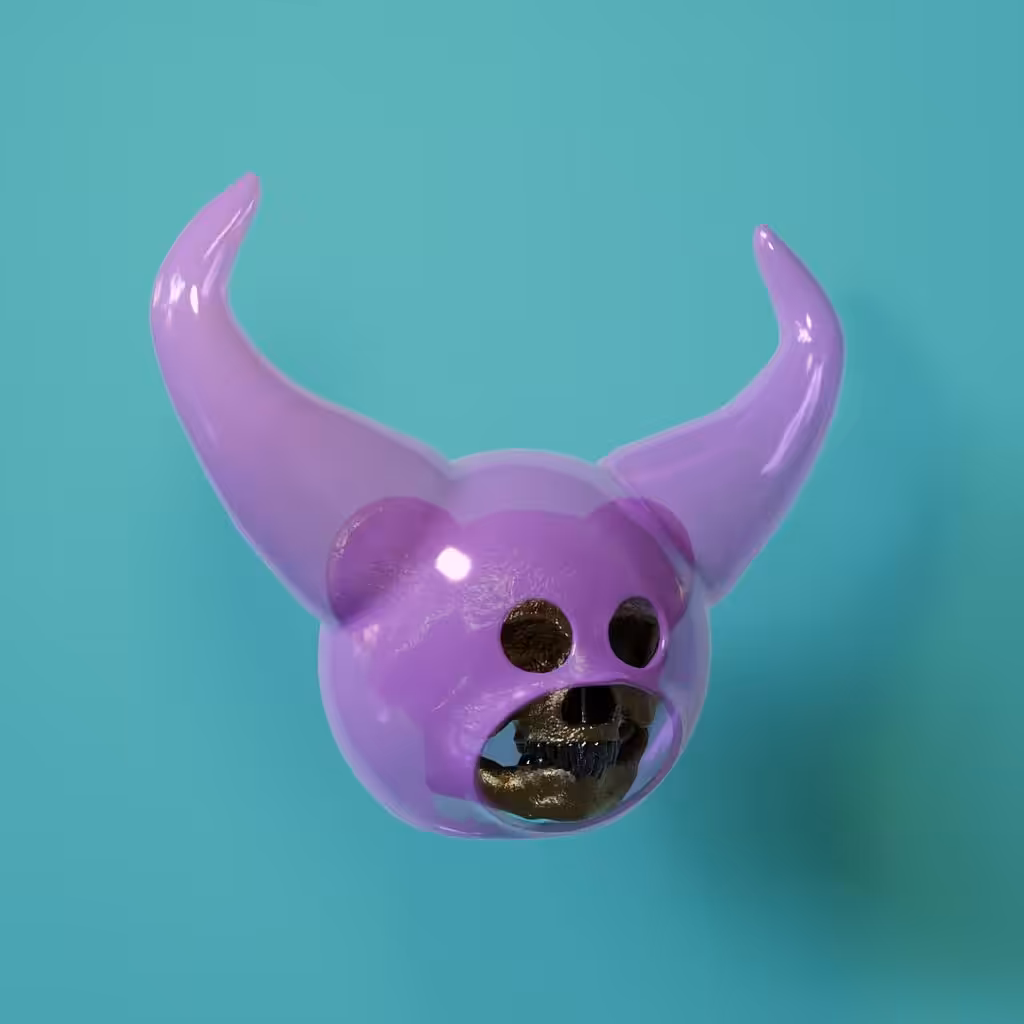 Devil Bear Skull Gift