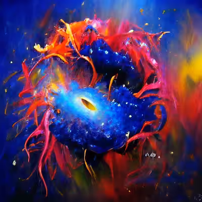 Artist's Mind Goes Supernova