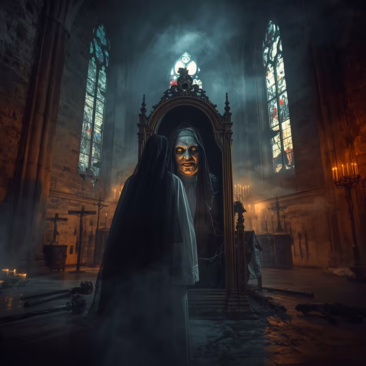 The possessed nun