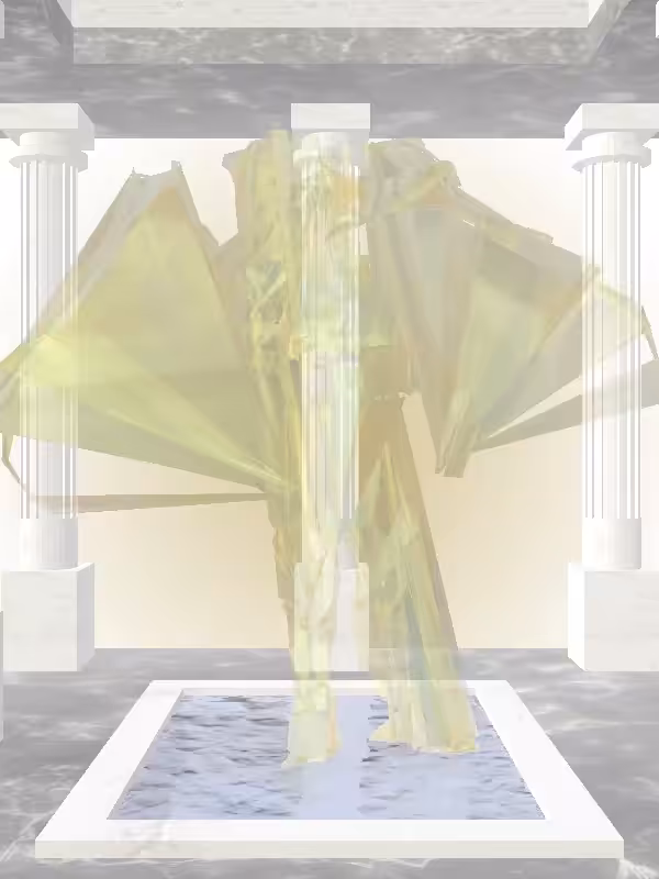 HeavenComputer: The Fading Drunk Green-Golden Goblet Woman #2113