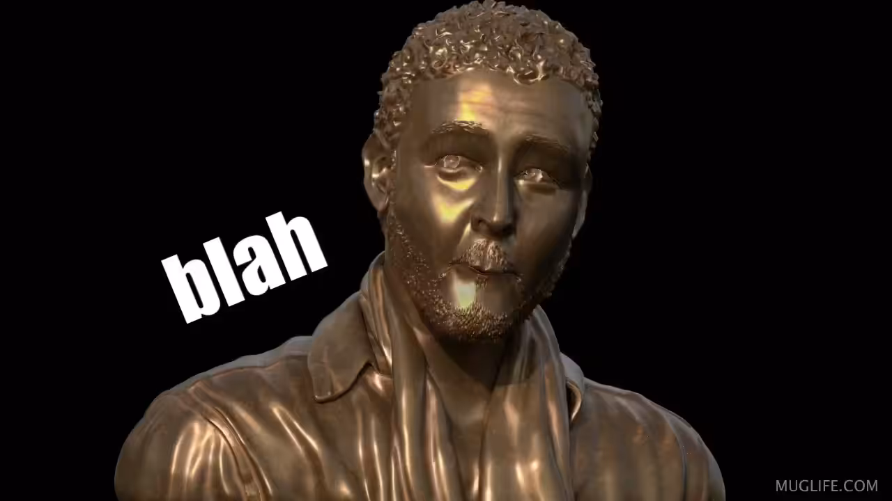 Bronze Sculpture Koceila Chougar said blah blah blah blah!