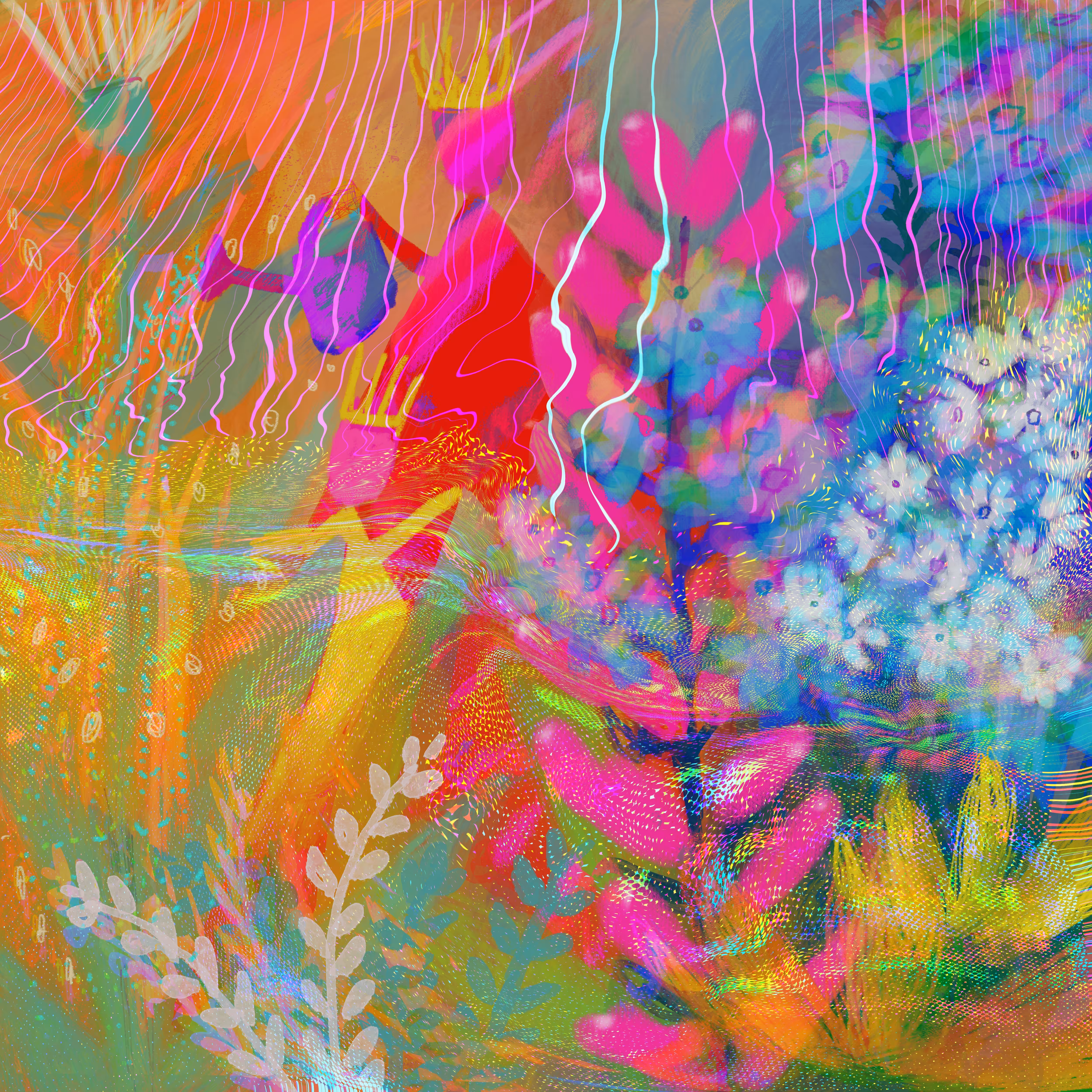 GLITCHED DREAM GARDENING 🔺👑❤️