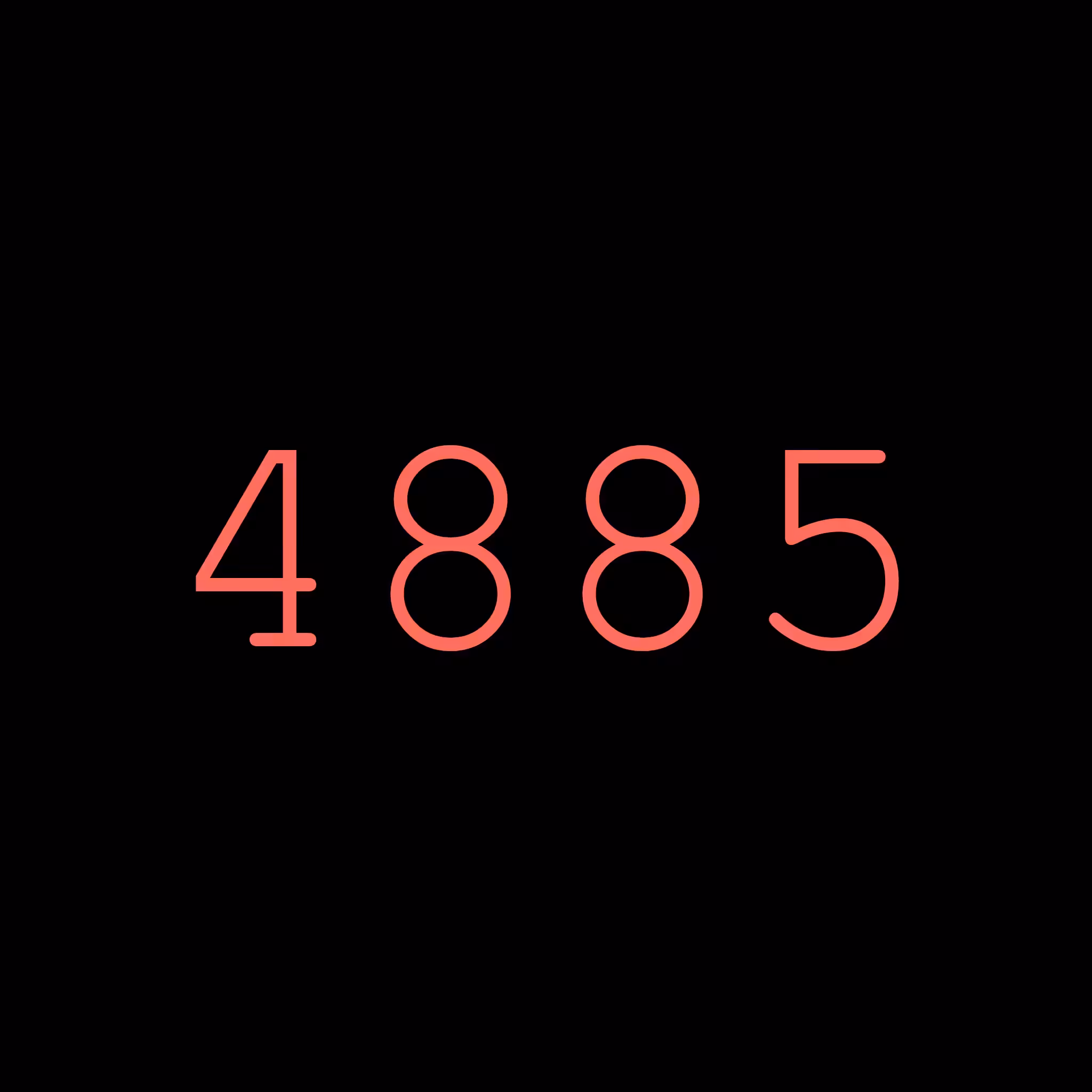 4885