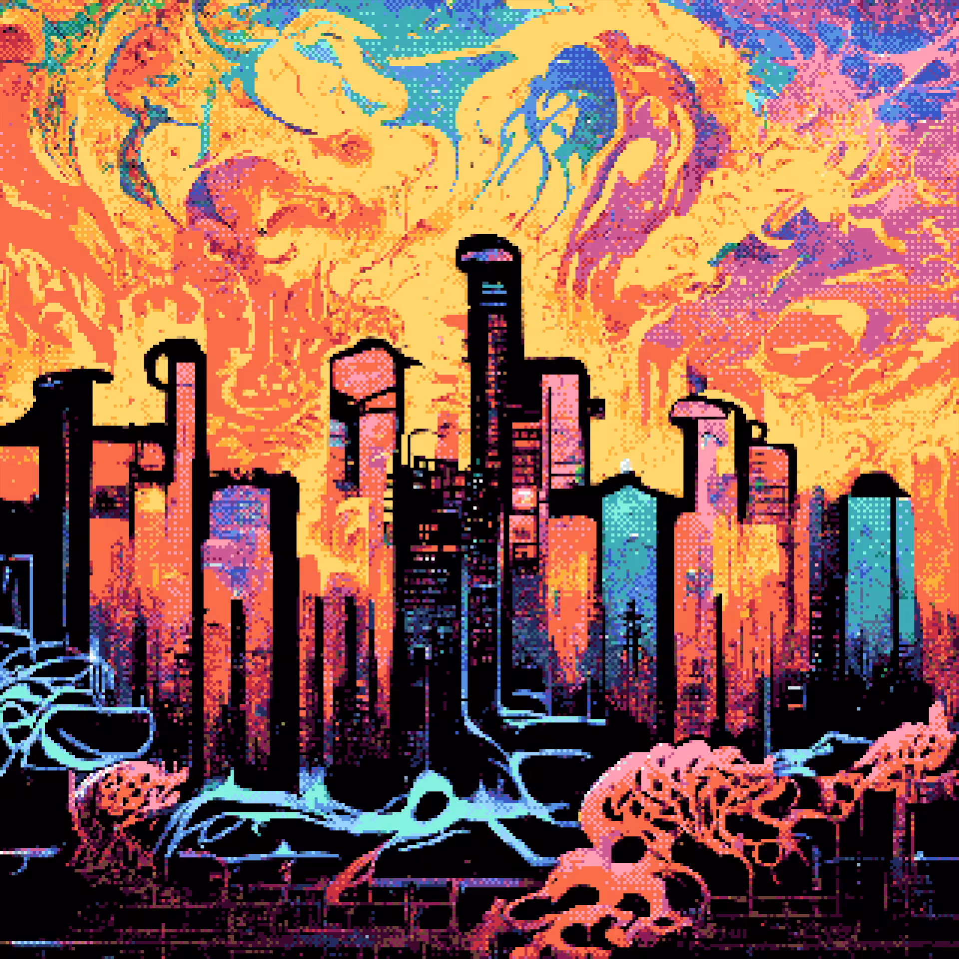 Spraypaint Skyline