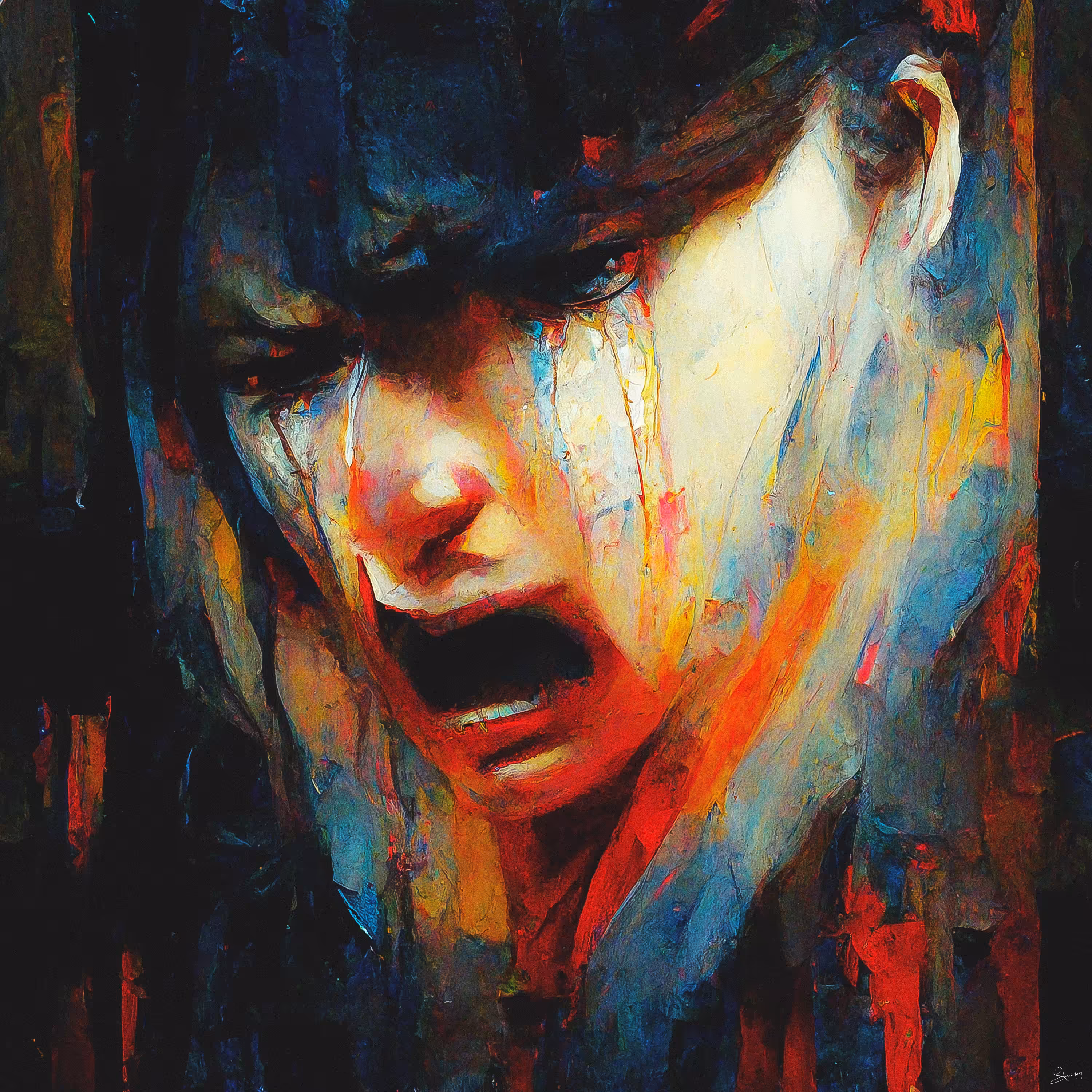 Something screaming inside my head.