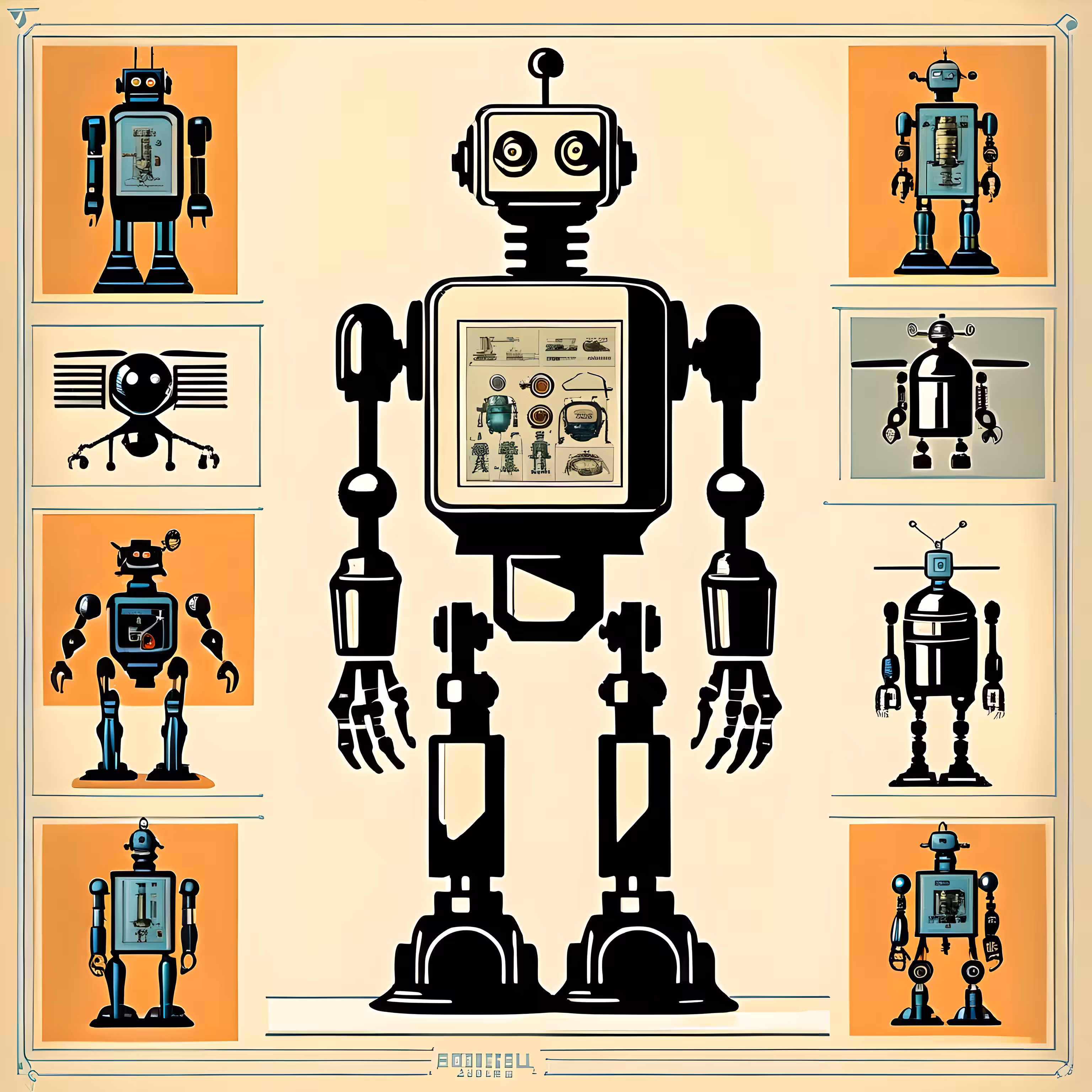 STUDIES ON ROBOTS - 20TH CENTURY #5