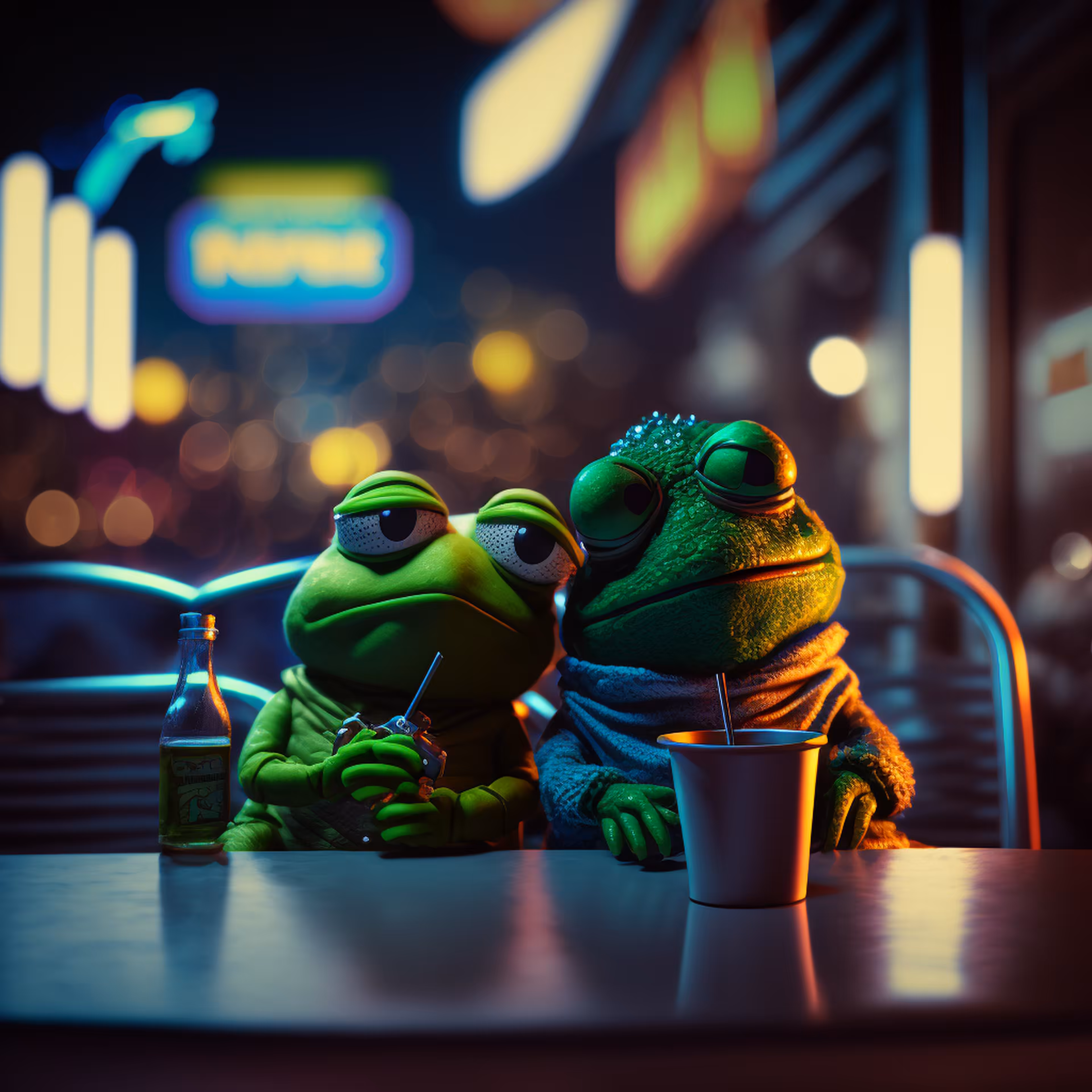 Pepe's World: Pepe and lover 